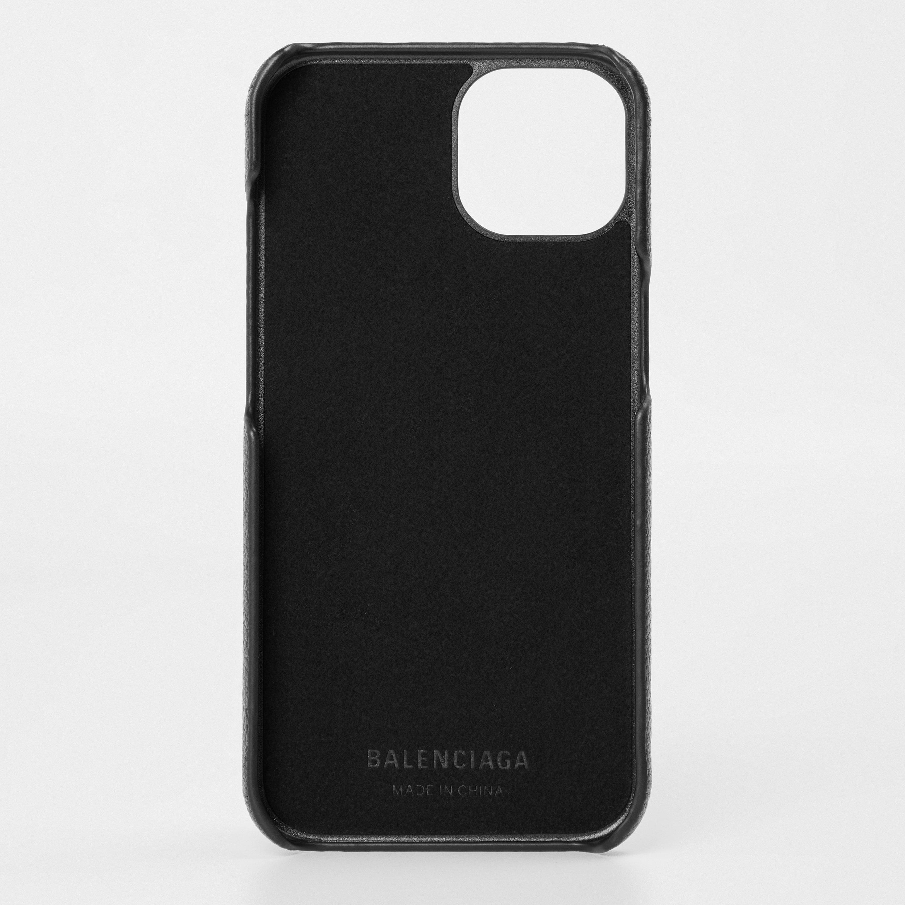 Black/L White - Balenciaga - Mens Phone Case - 2