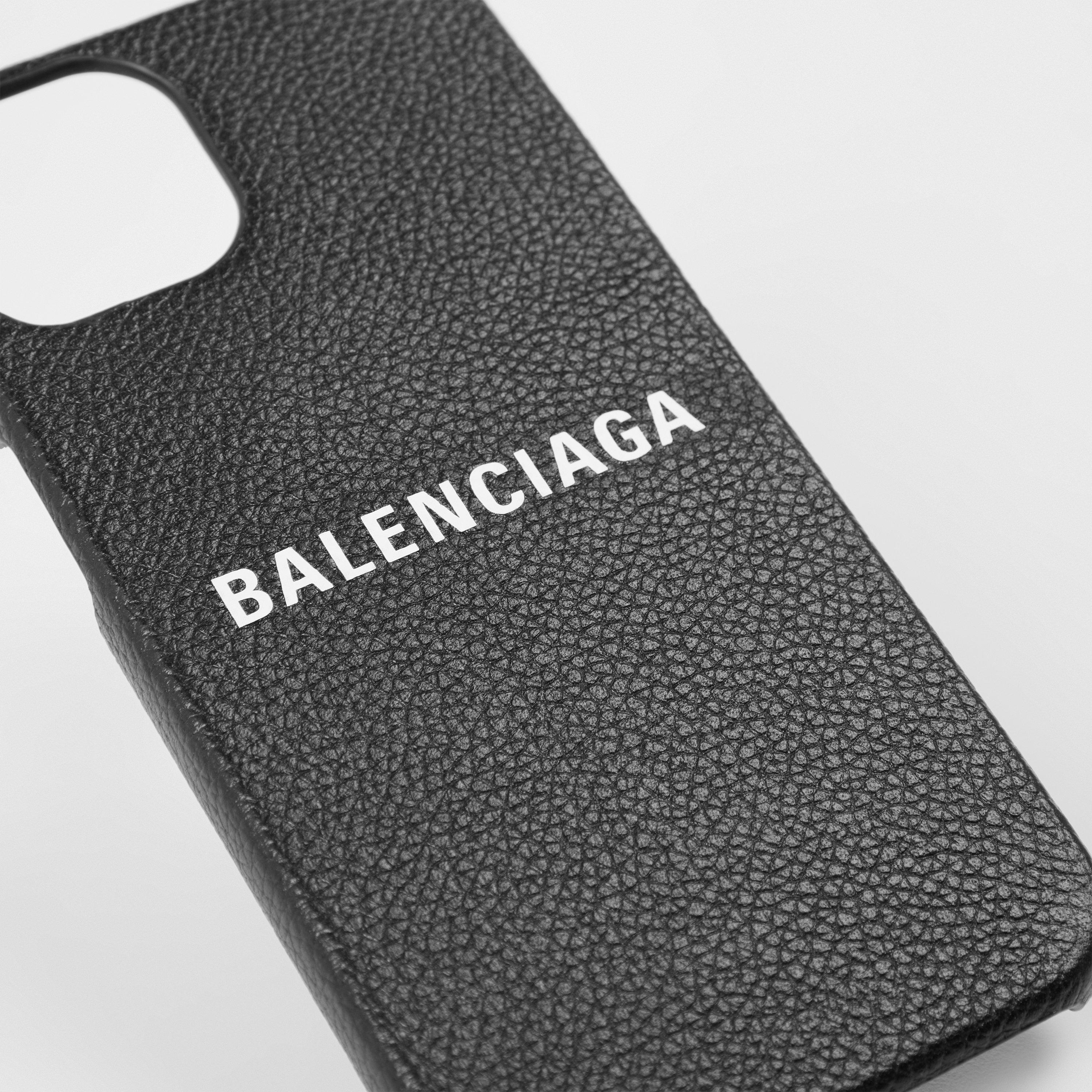 Black/L White - Balenciaga - Mens Phone Case - 3