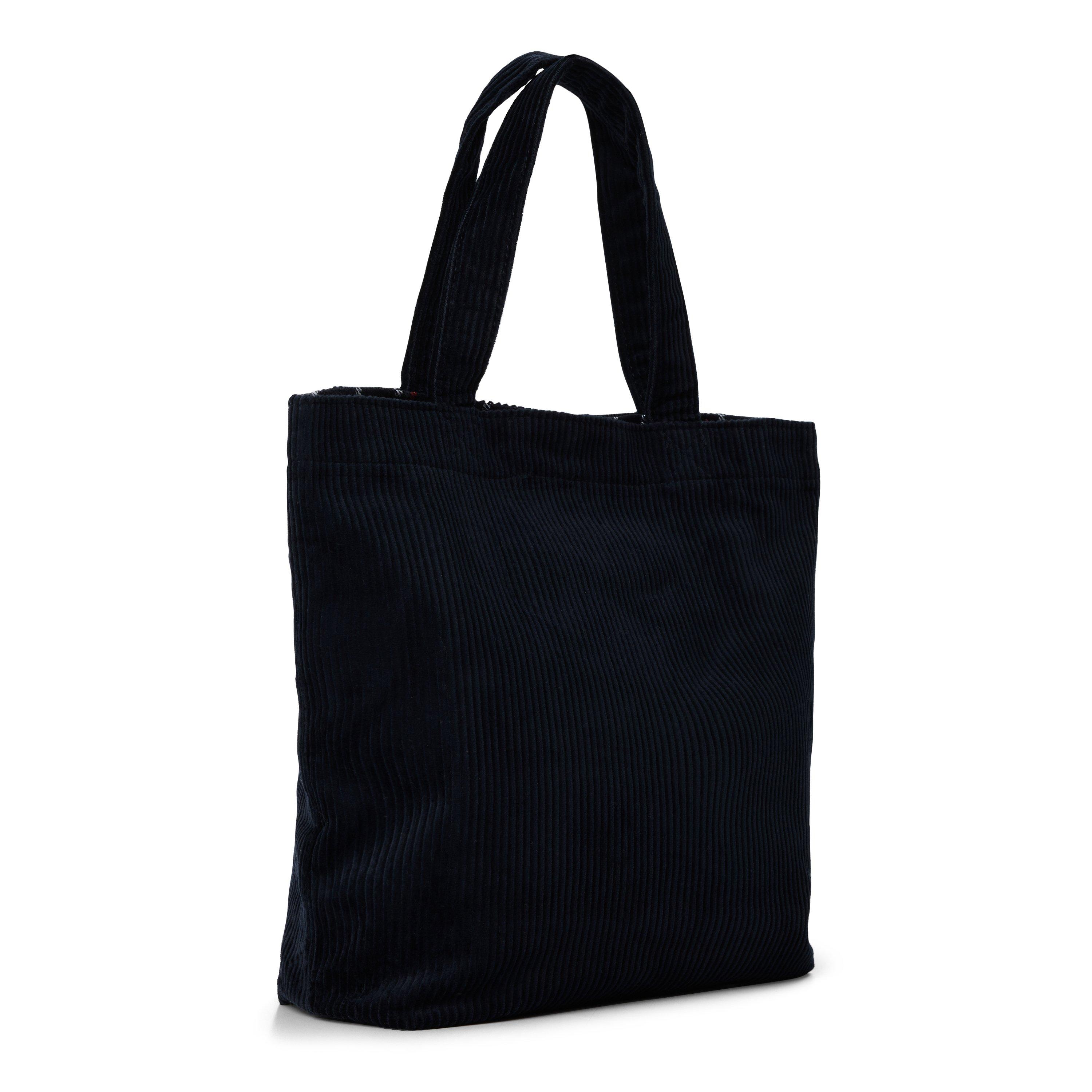 Navy - Barbour - Mini Carrick Cord Tote Bag - 2