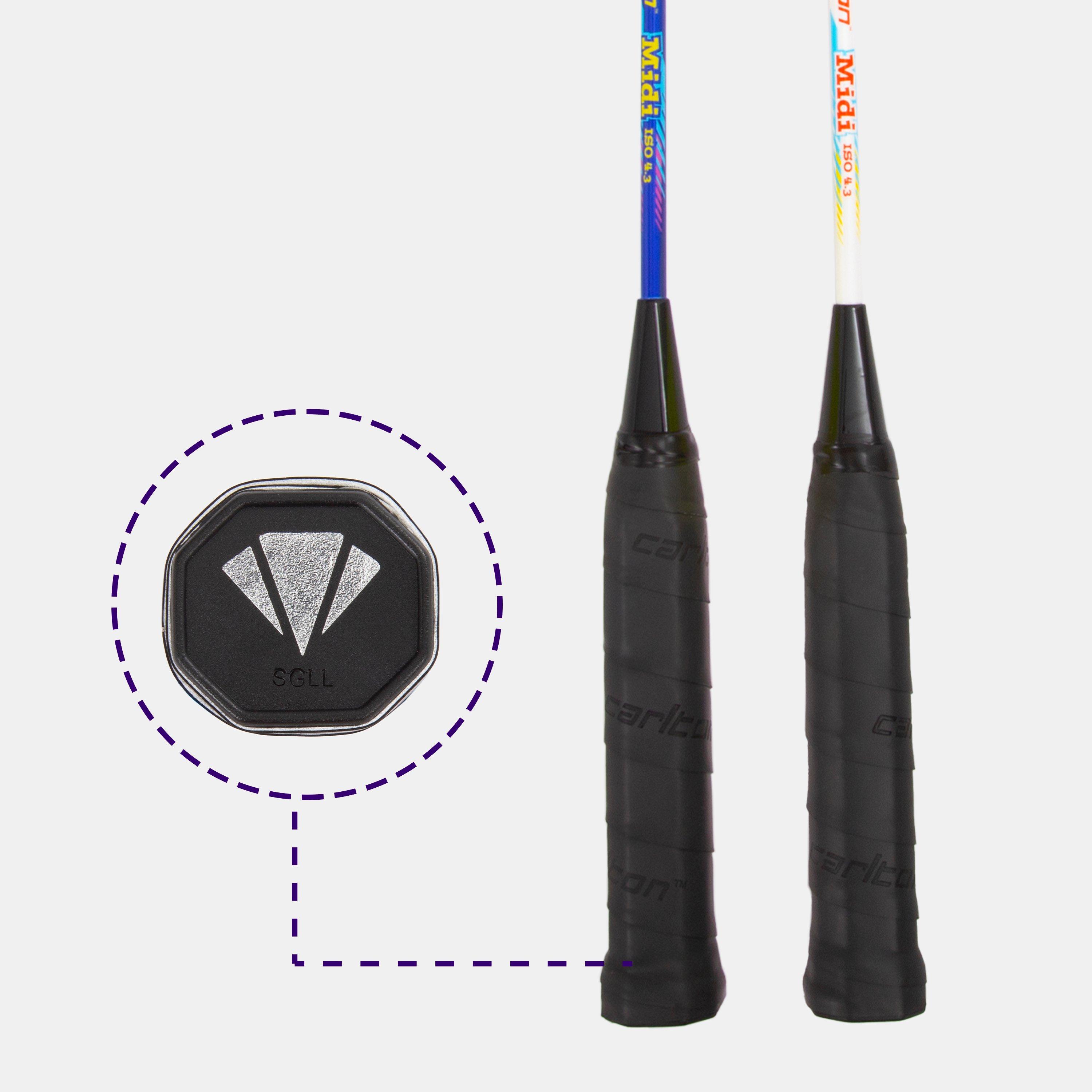 White/Blue - Carlton - Kids' Midi Badminton Sets - 6