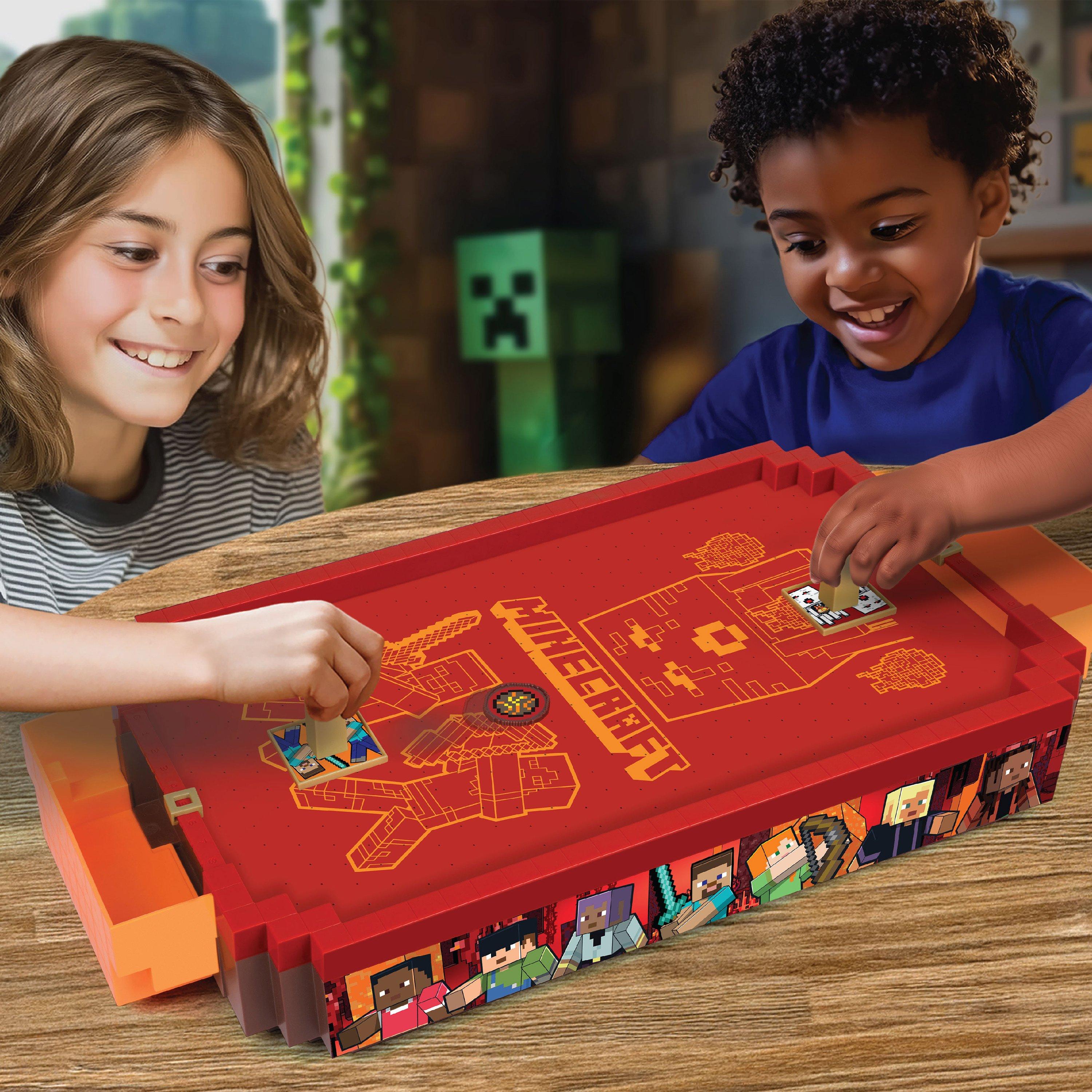 Red - Minecraft - Minecraft Arcade Air Hockey - Nether (Premium Series) - 2