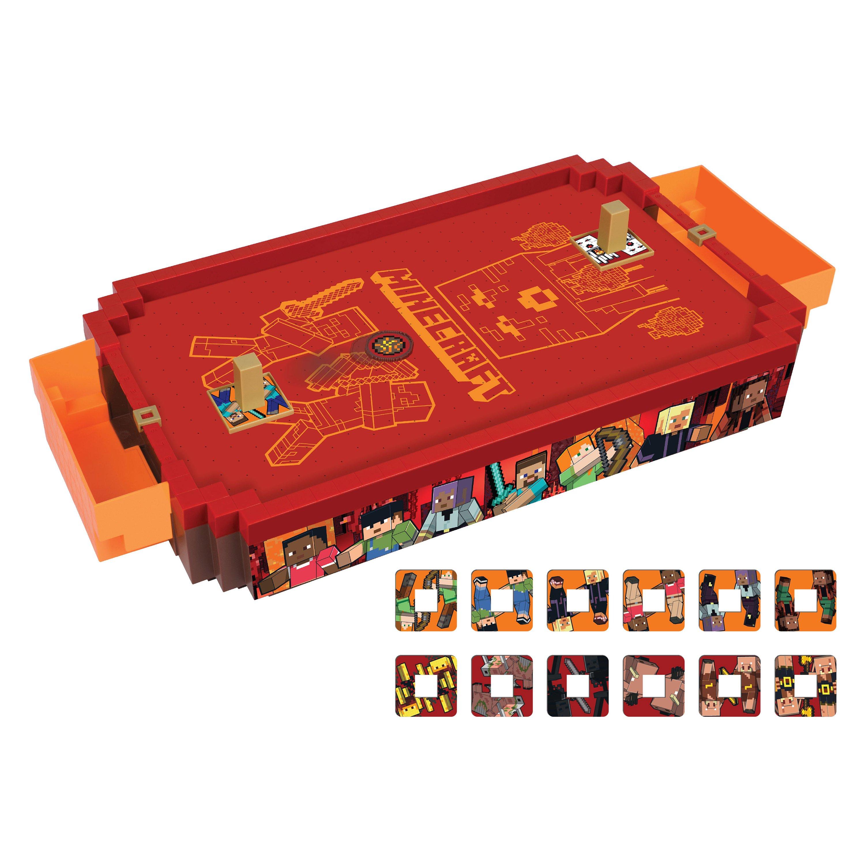 Red - Minecraft - Minecraft Arcade Air Hockey - Nether (Premium Series) - 4