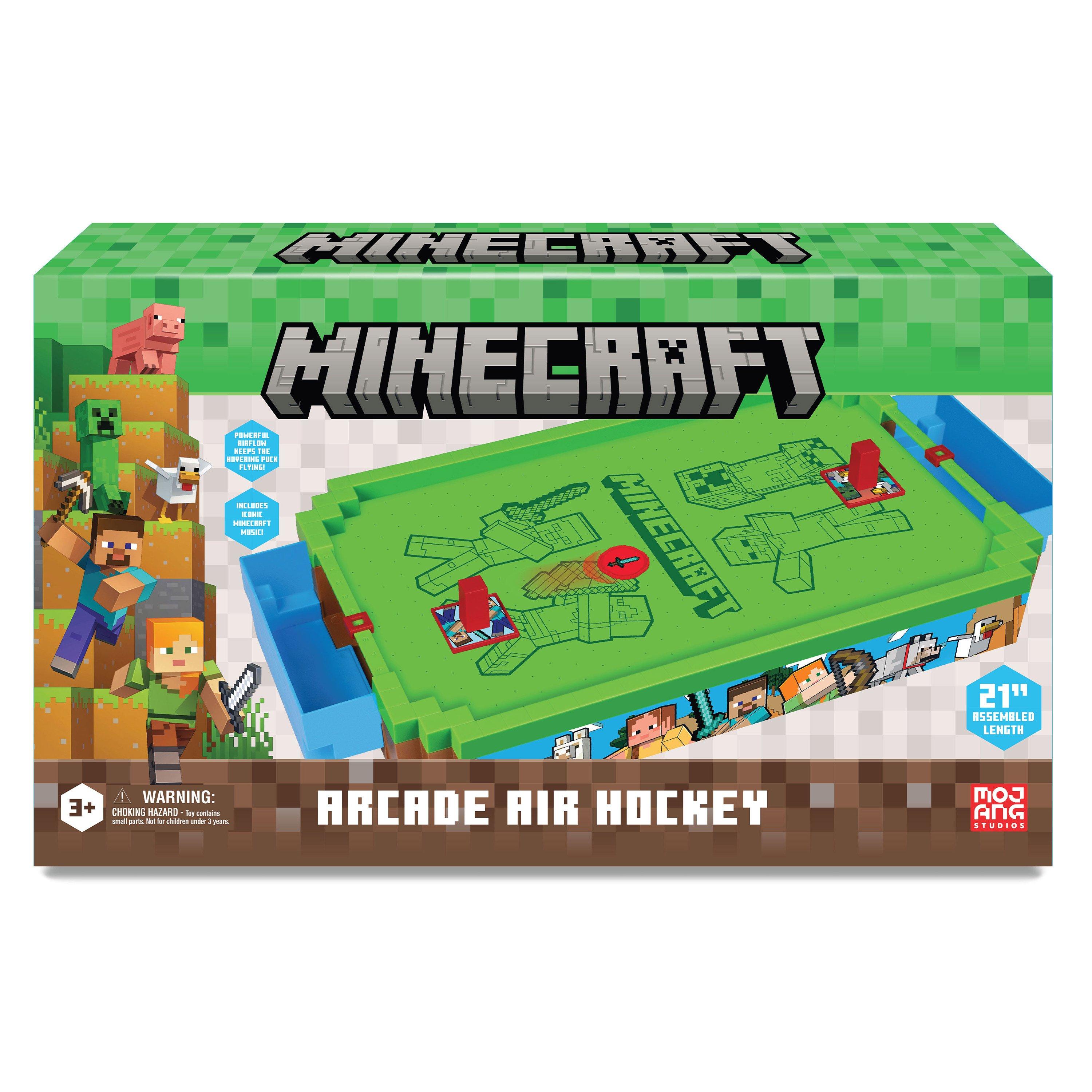 Green - Minecraft - Minecraft Arcade Air Hockey - Overworld (Premium Series) - 3