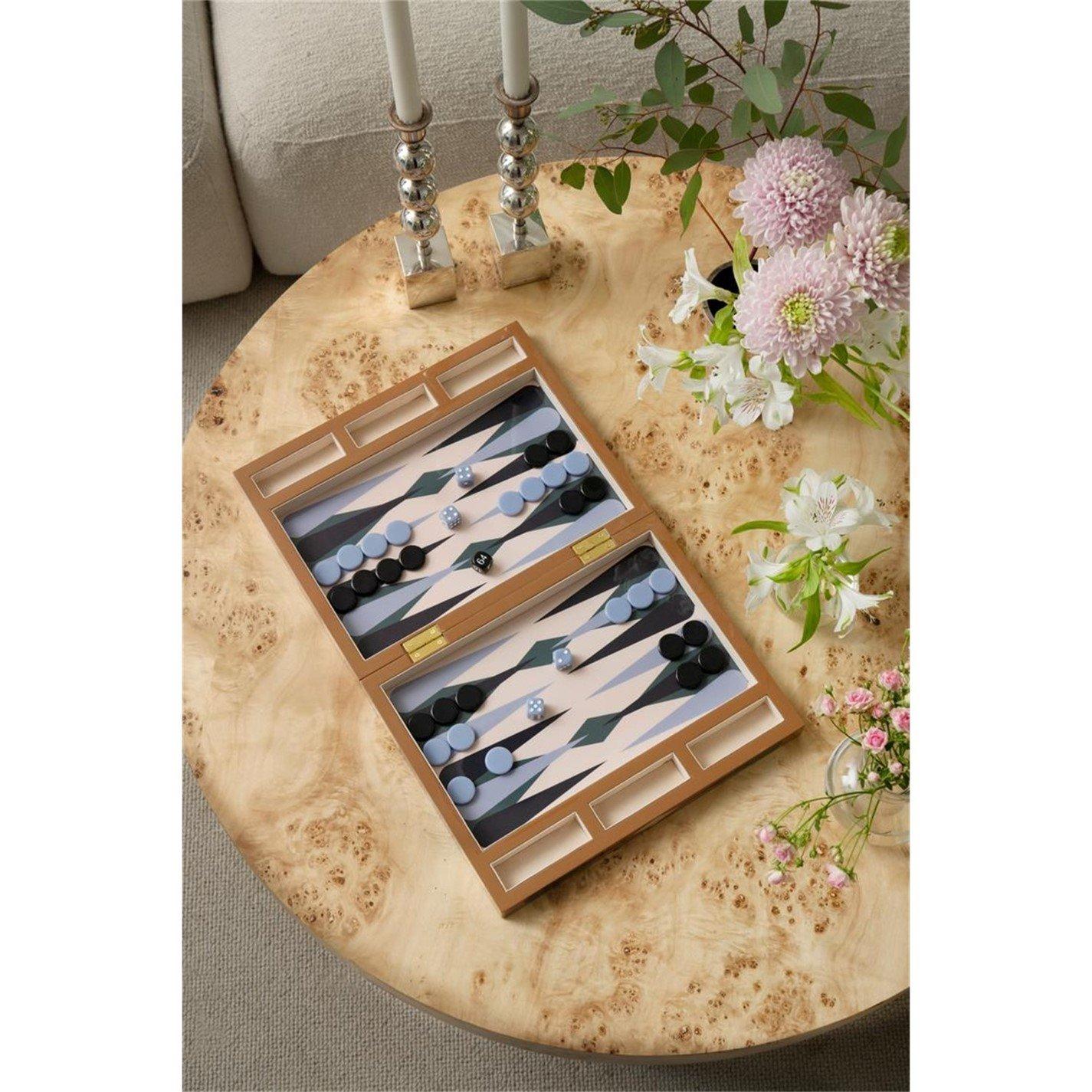 Multi - Printworks - Lacquered Backgammon Board Game - 2