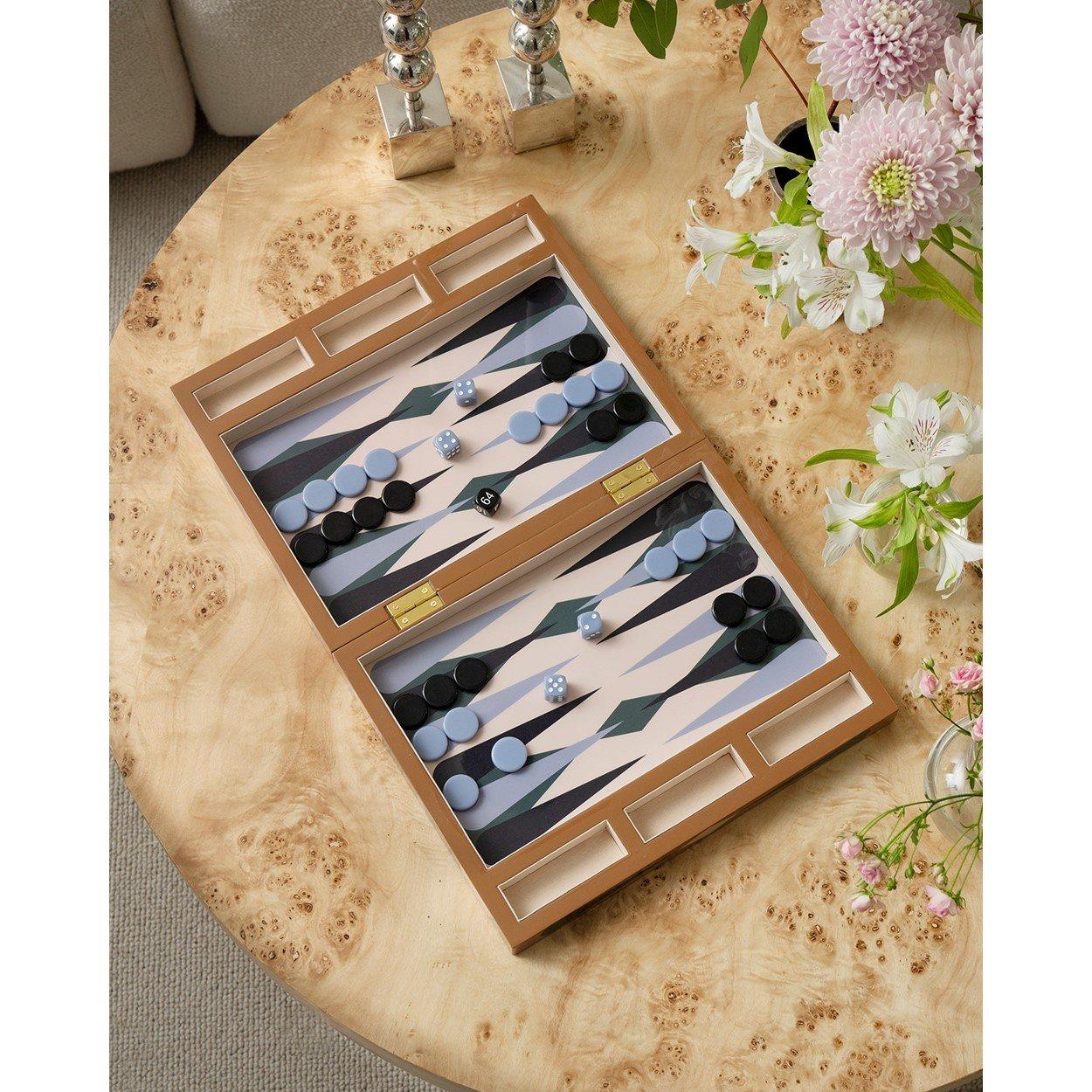 Multi - Printworks - Lacquered Backgammon Board Game - 4