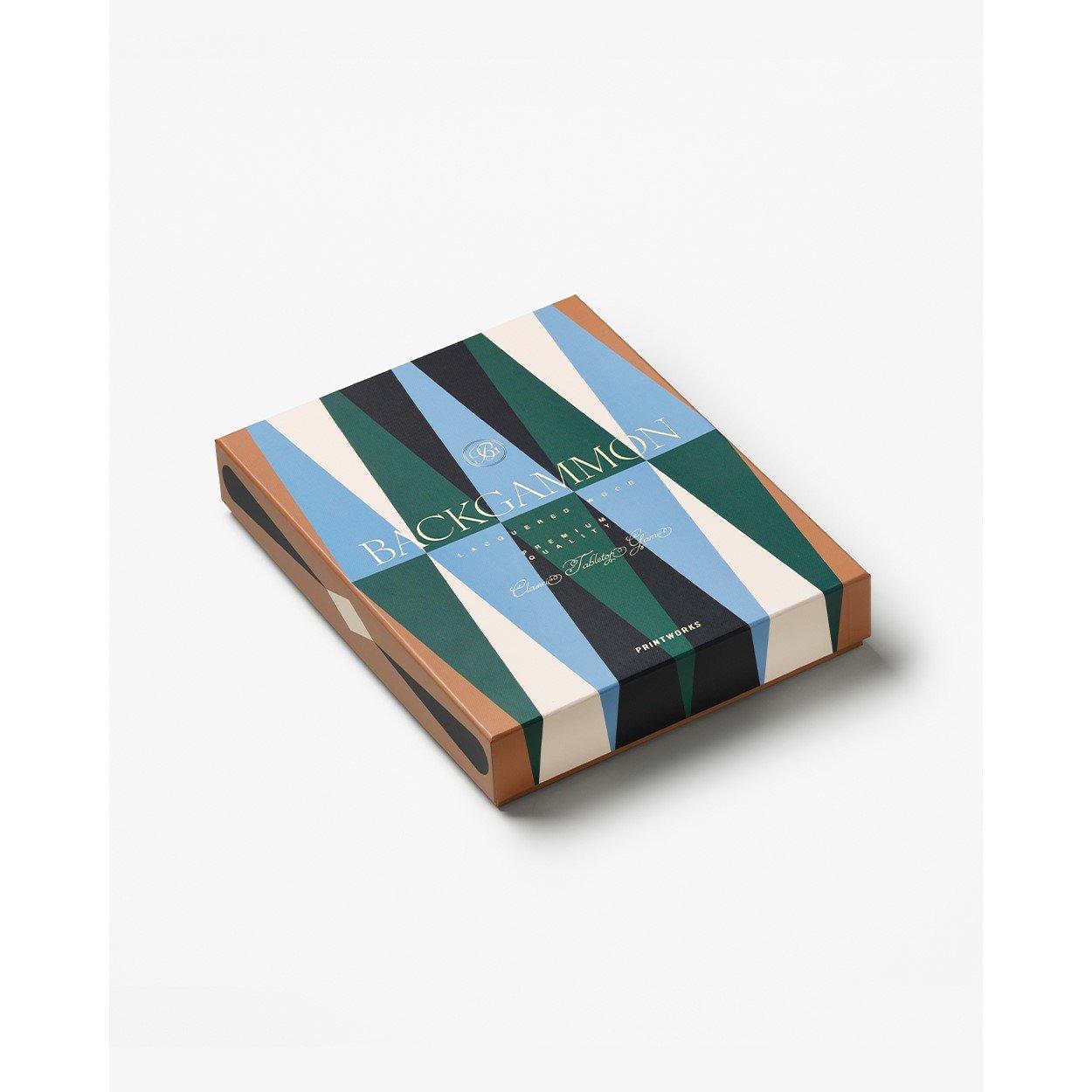 Multi - Printworks - Lacquered Backgammon Board Game - 6