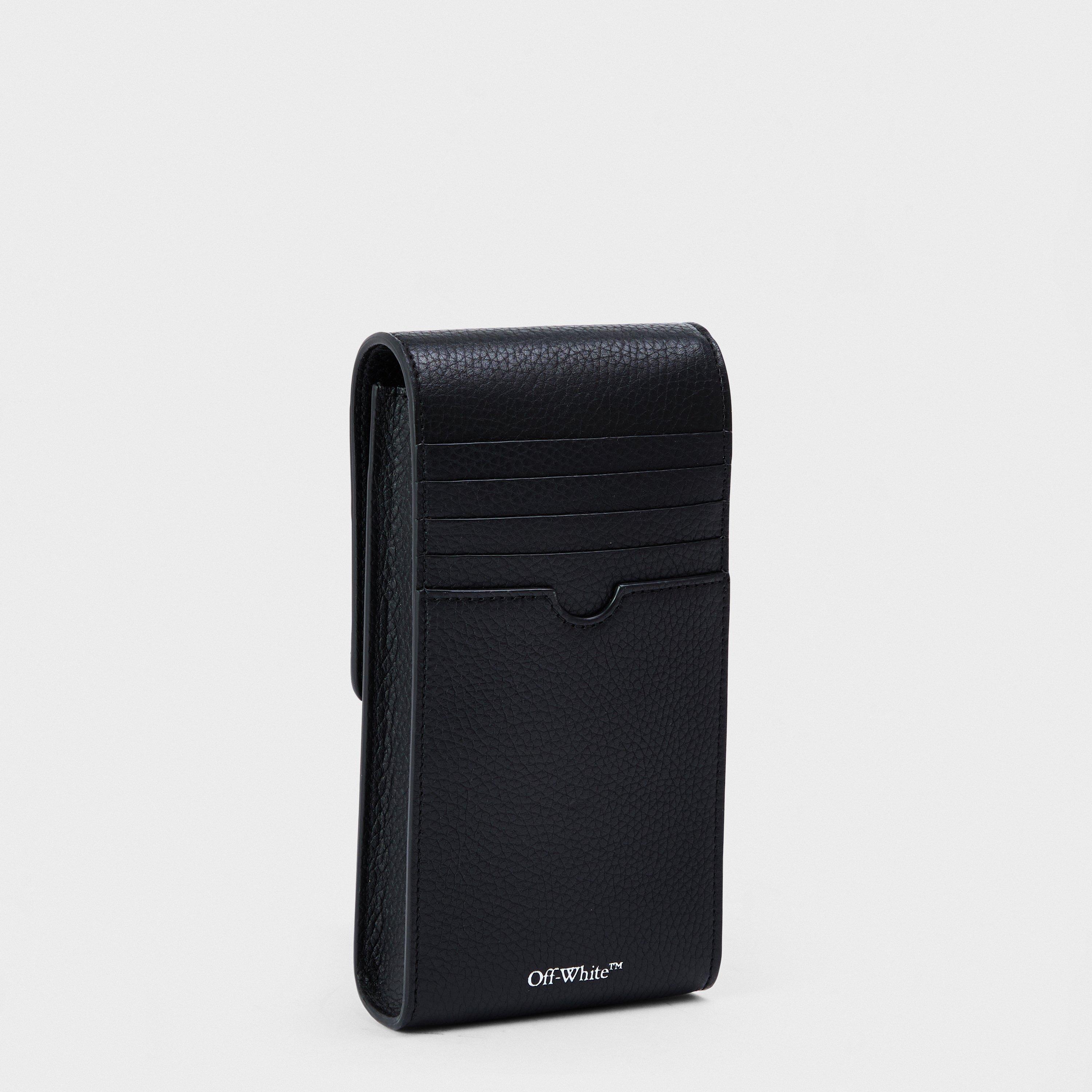 Zwart - Off White - Heren Telefoonhoesje - 2