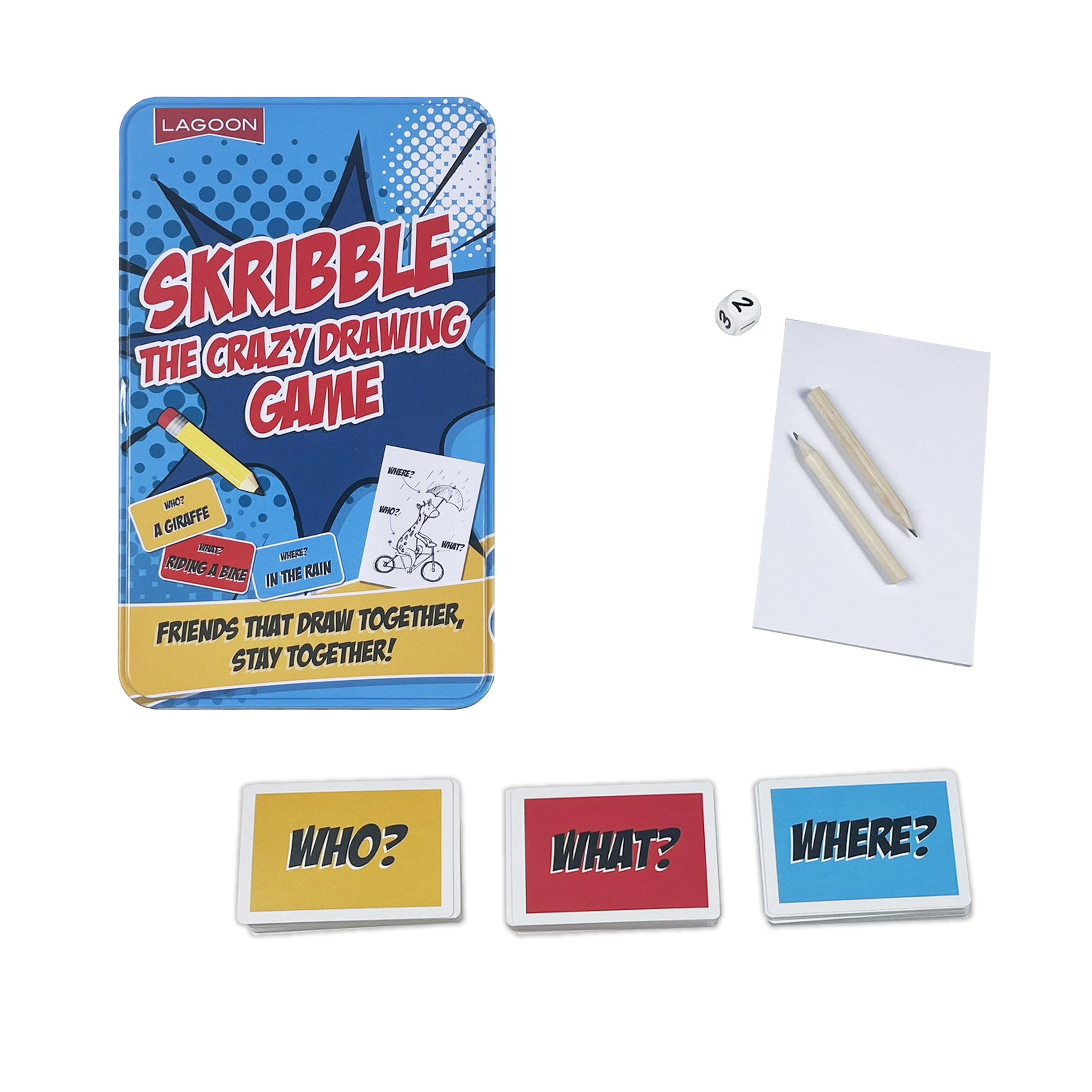 Skribble - University Games - UG- Games in a Tin - 2