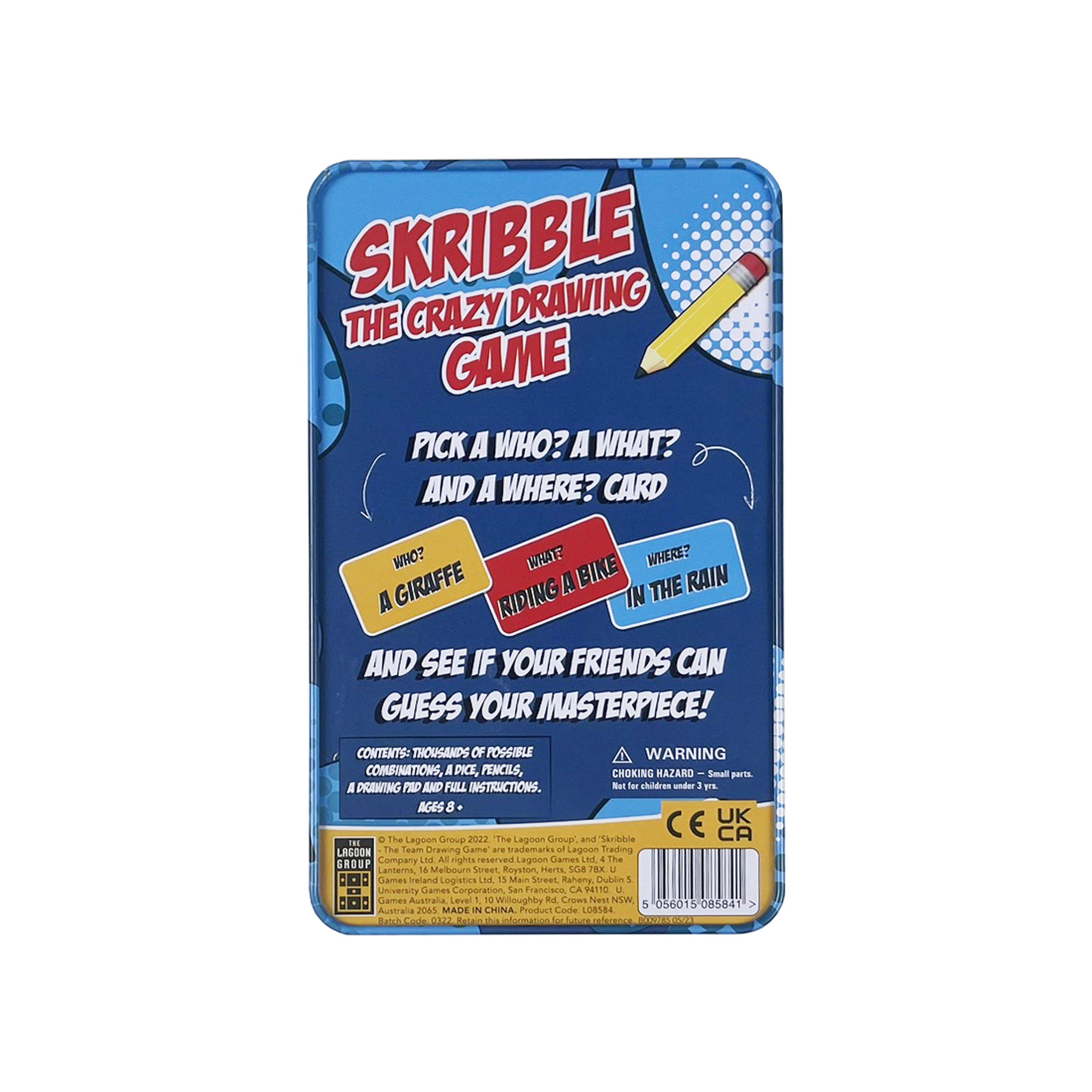 Skribble - University Games - UG- Games in a Tin - 3