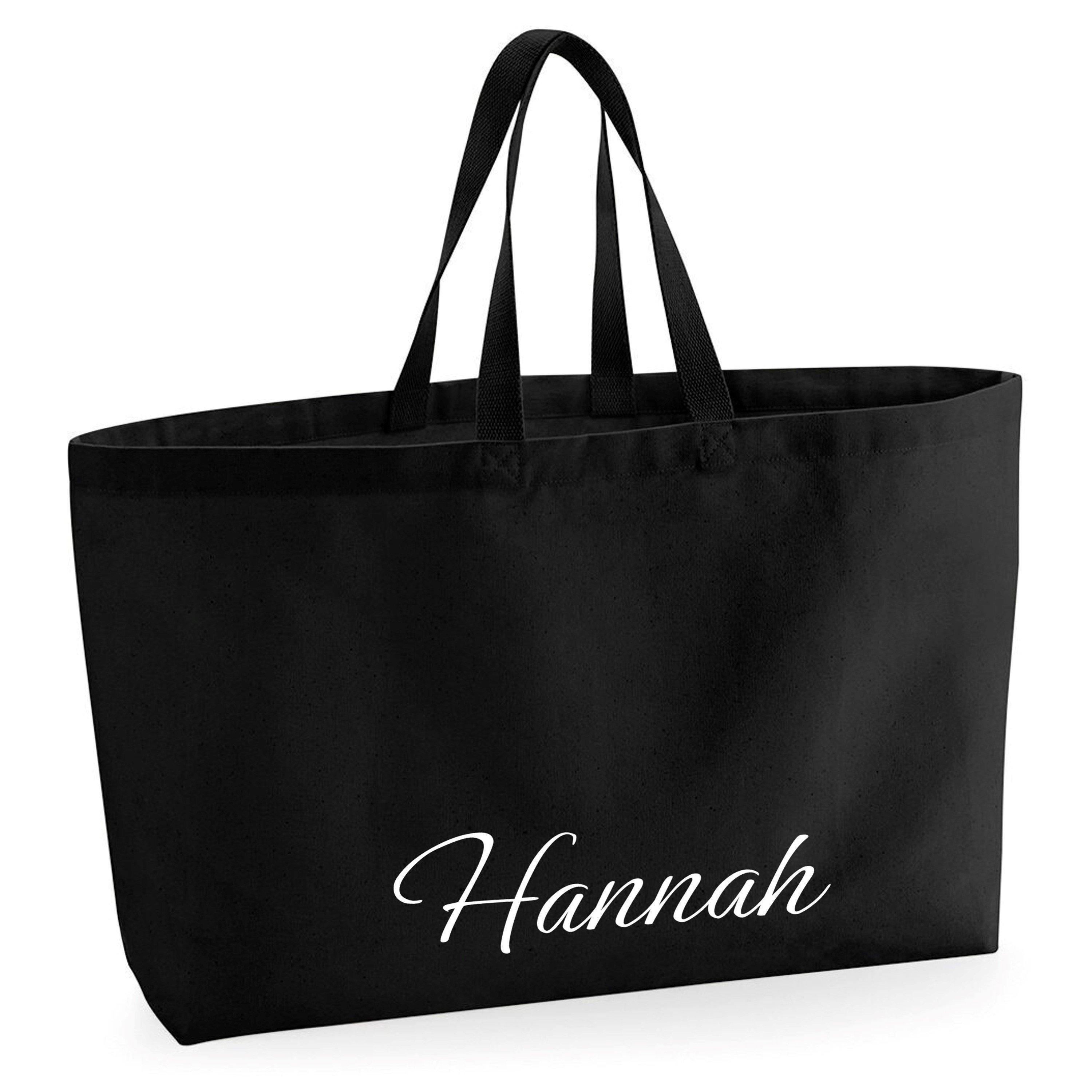 Extra Large Cotton Canvas Tote Bag