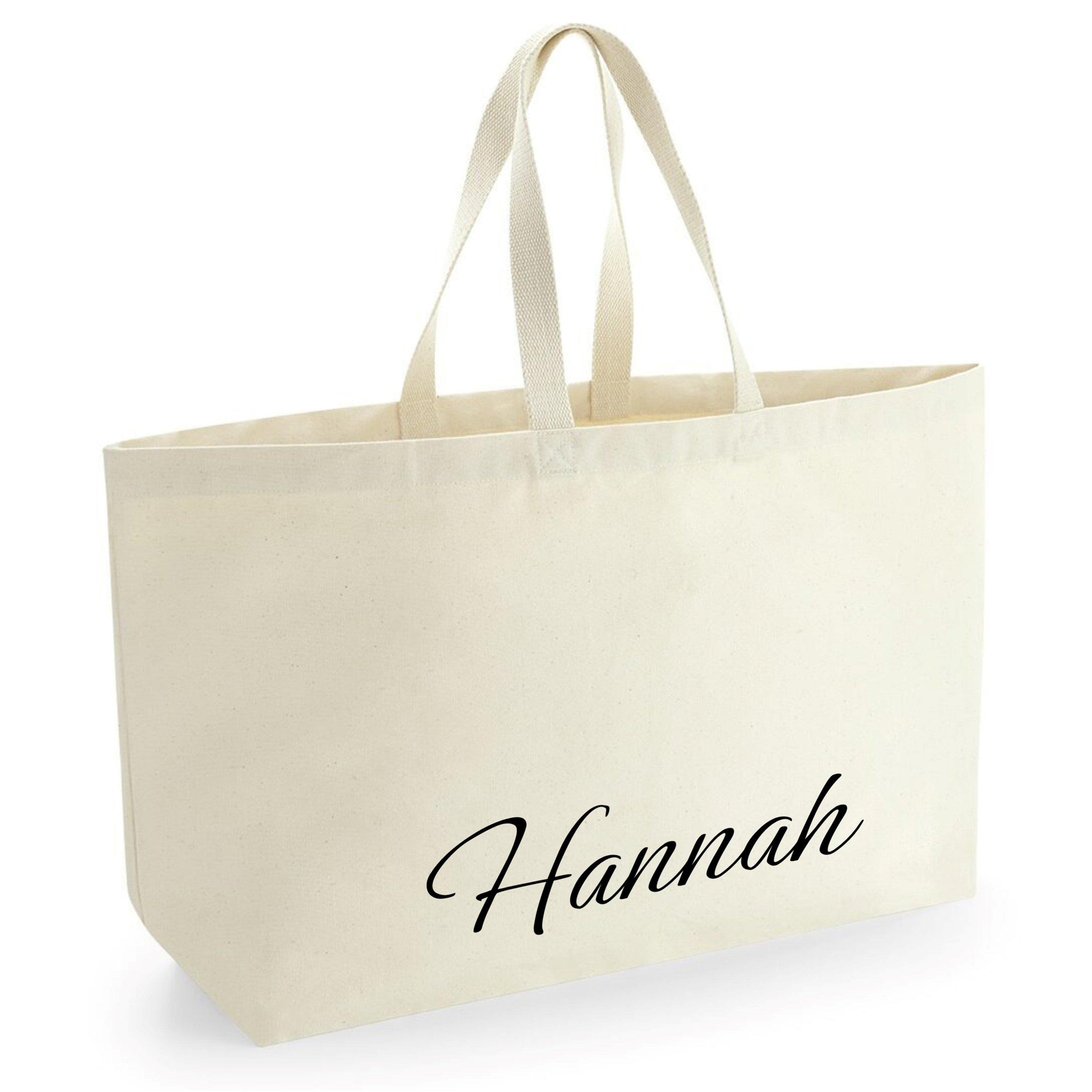 Natural - Westford Mill - Extra Large Cotton Canvas Tote Bag