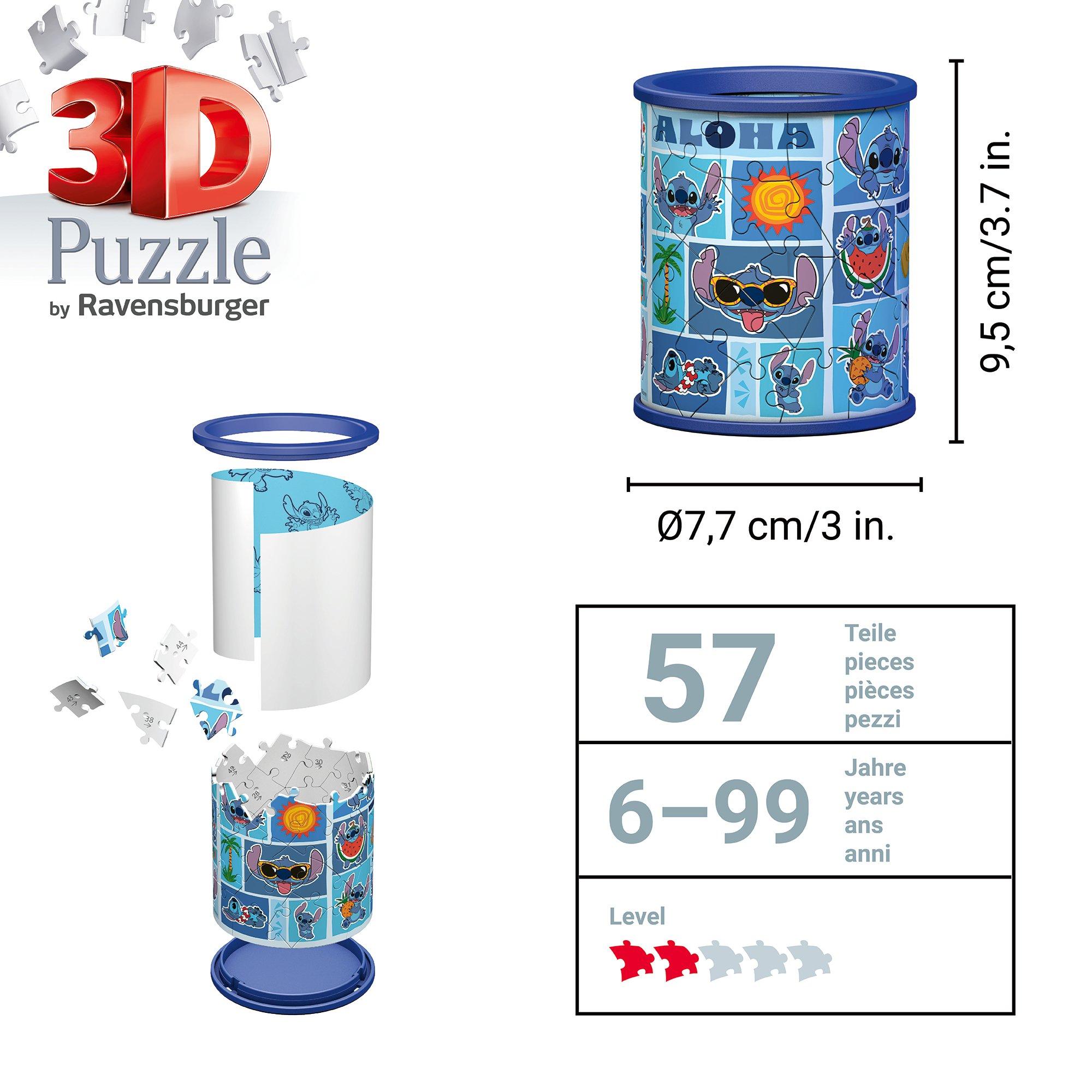 54 pcs - Disney Stitch - Stitch Pencil Holder 3D Puzzle 57Pcs - 4