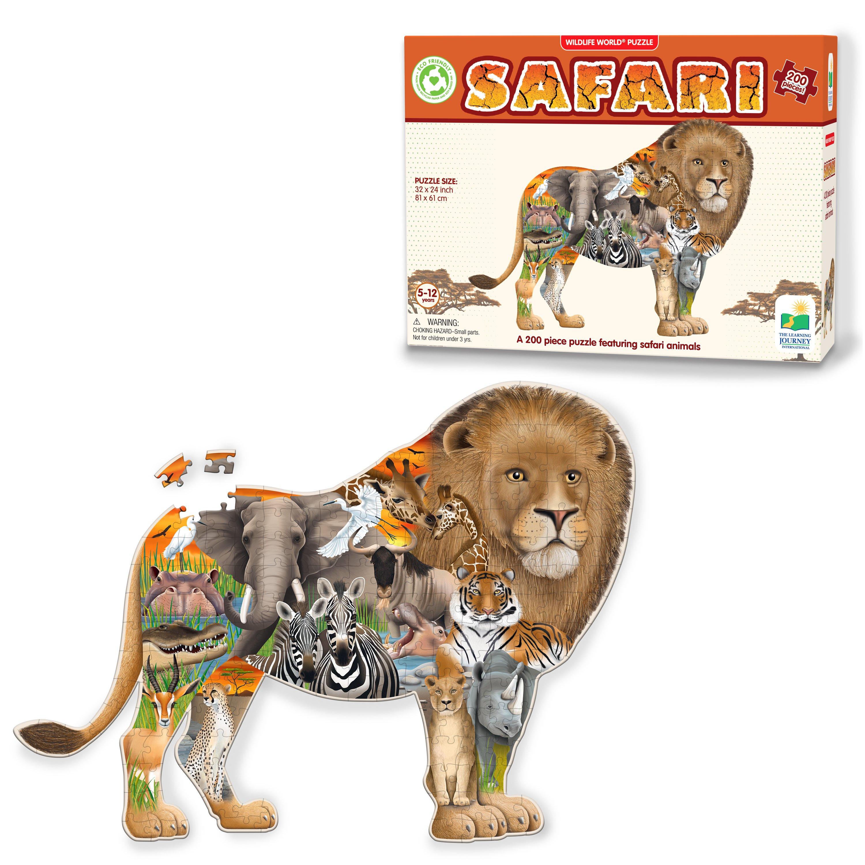 The Learning Journey  Infant Ug- Wildlife World Puzzle Safari