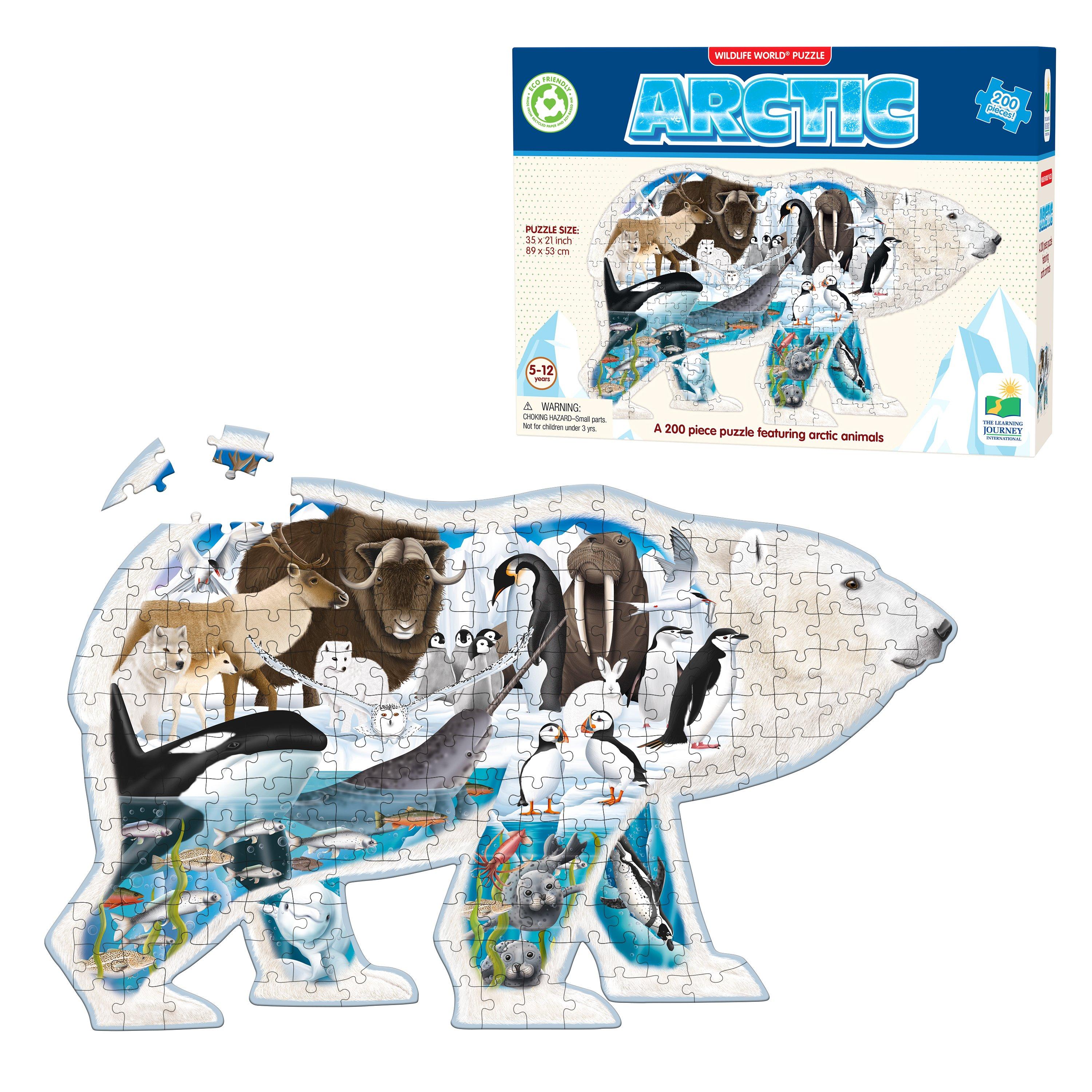 The Learning Journey  Infant Ug- Wildlife World Safari Puzzle - Arctic