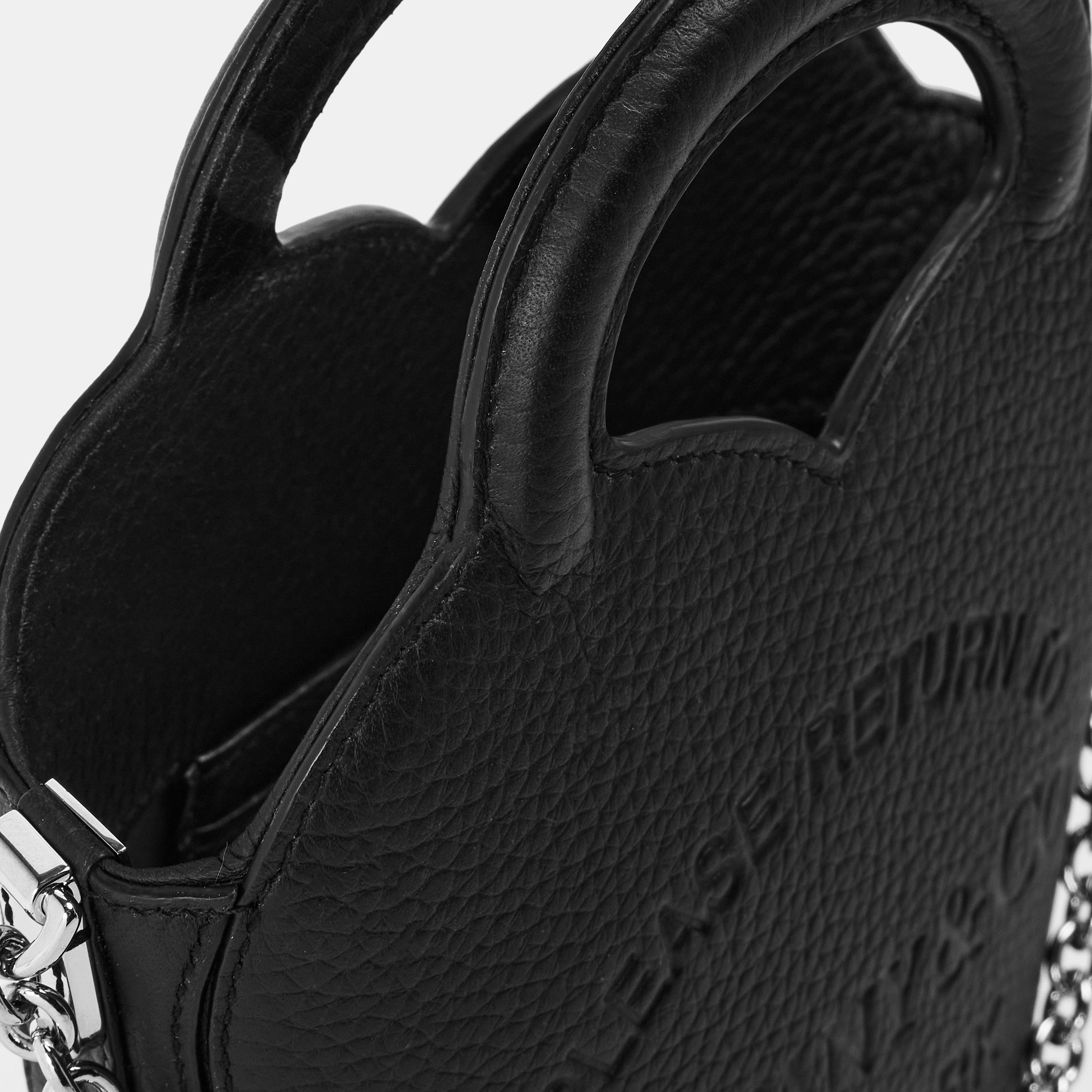 Black - Tiffany - Women's  Crossbody Mini Tote Handbag - 5