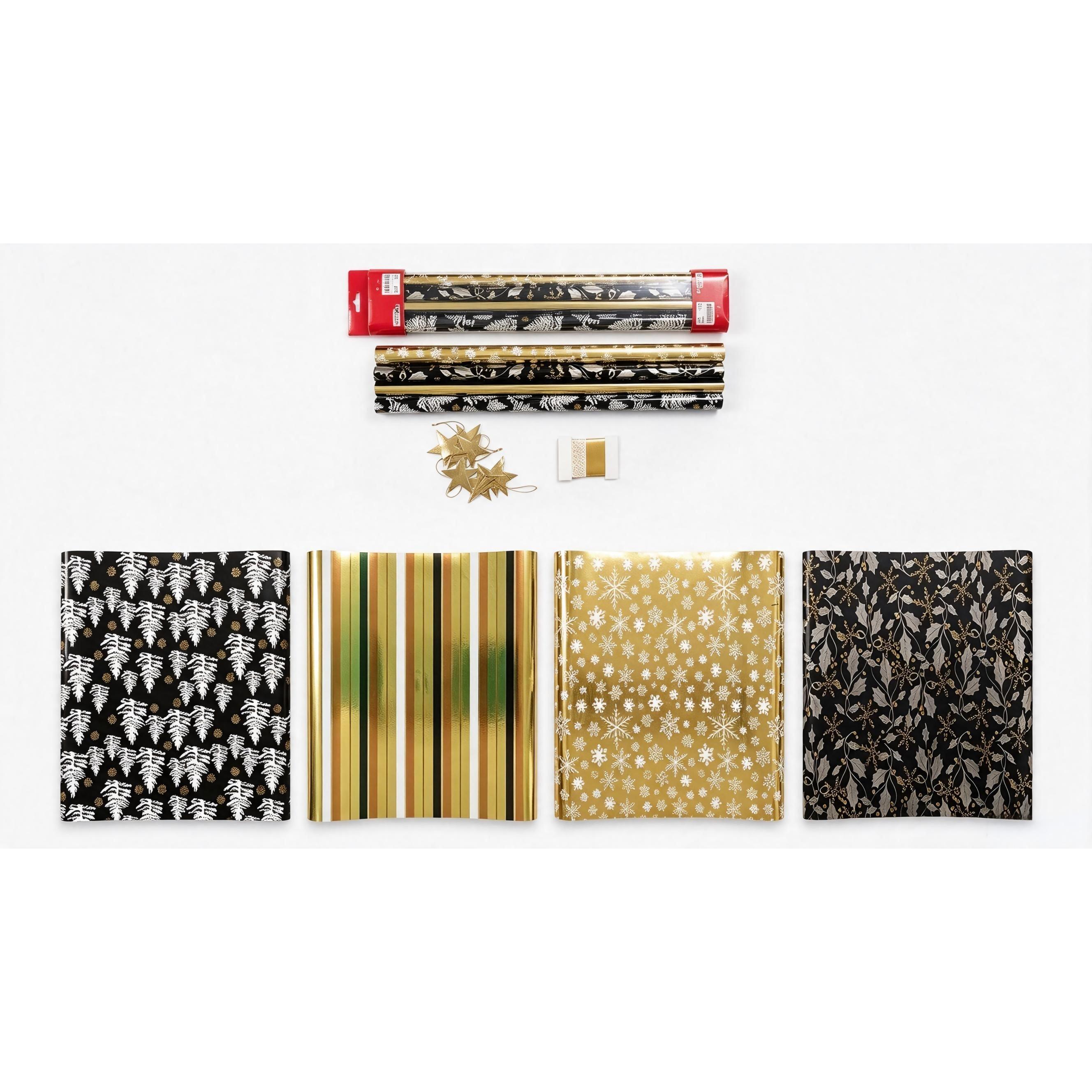Goud - The Spirit Of Christmas - Adults Wrapping Paper and Tags - 1