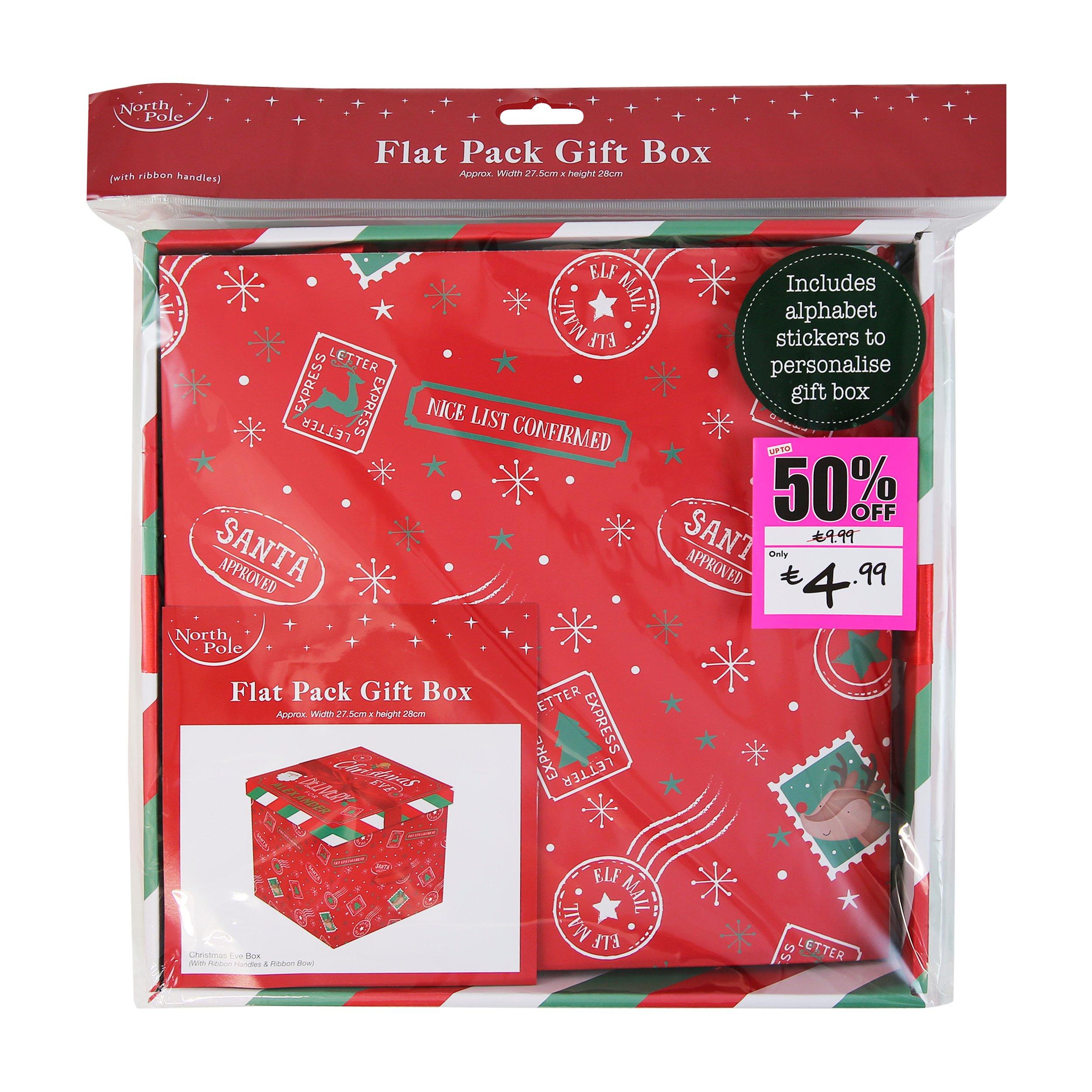 Red - North Pole - Adults Christmas Eve Box Novelty Gift - 1