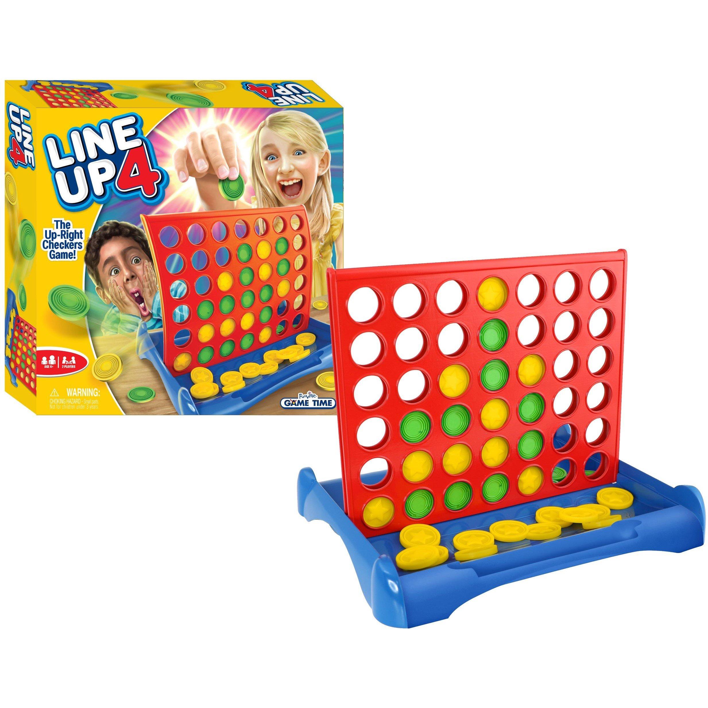 None - FunVille - Line Up Board Game - 2