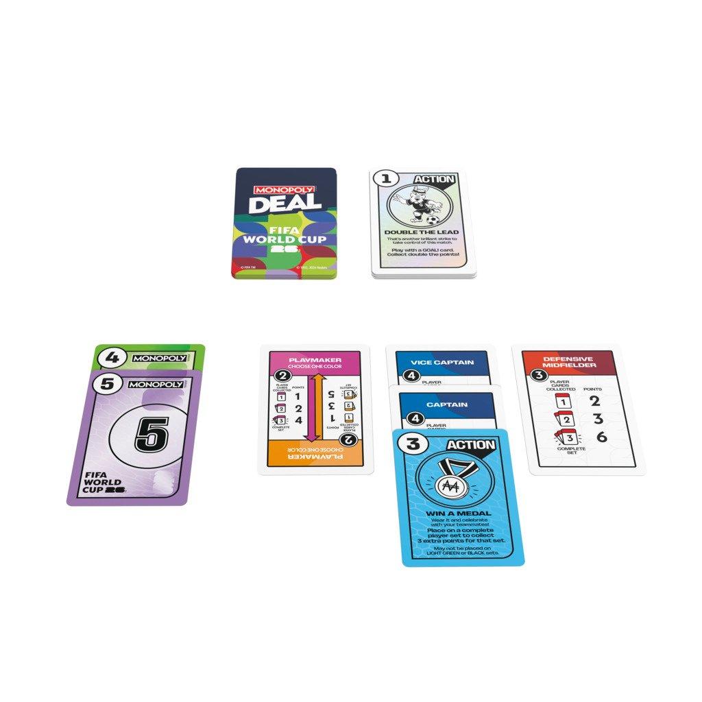Meerkleurig - Monopoly - Monopoly Deal FIFA World Cup 2026 Edition Card Game - 3