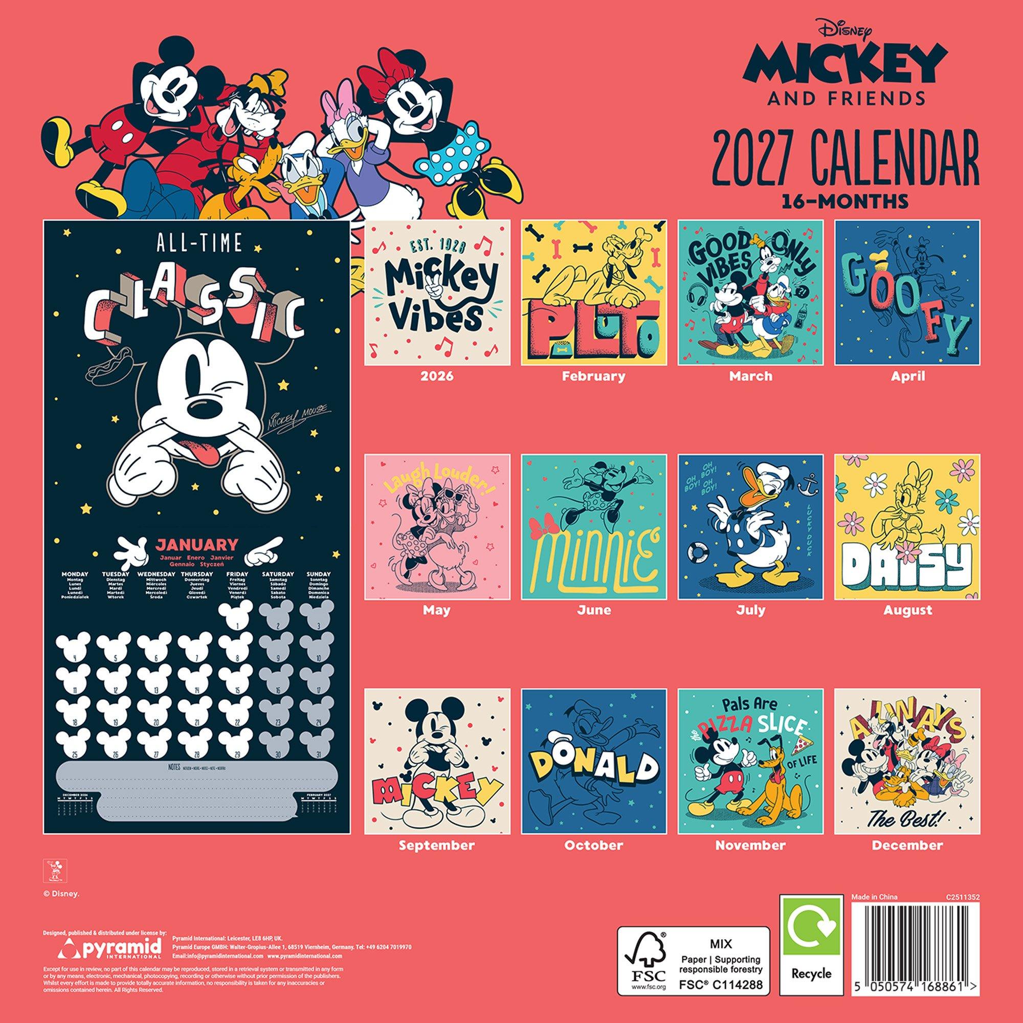 Mickey/Minnie - Character - Character Sq Calende Jn64 - 3