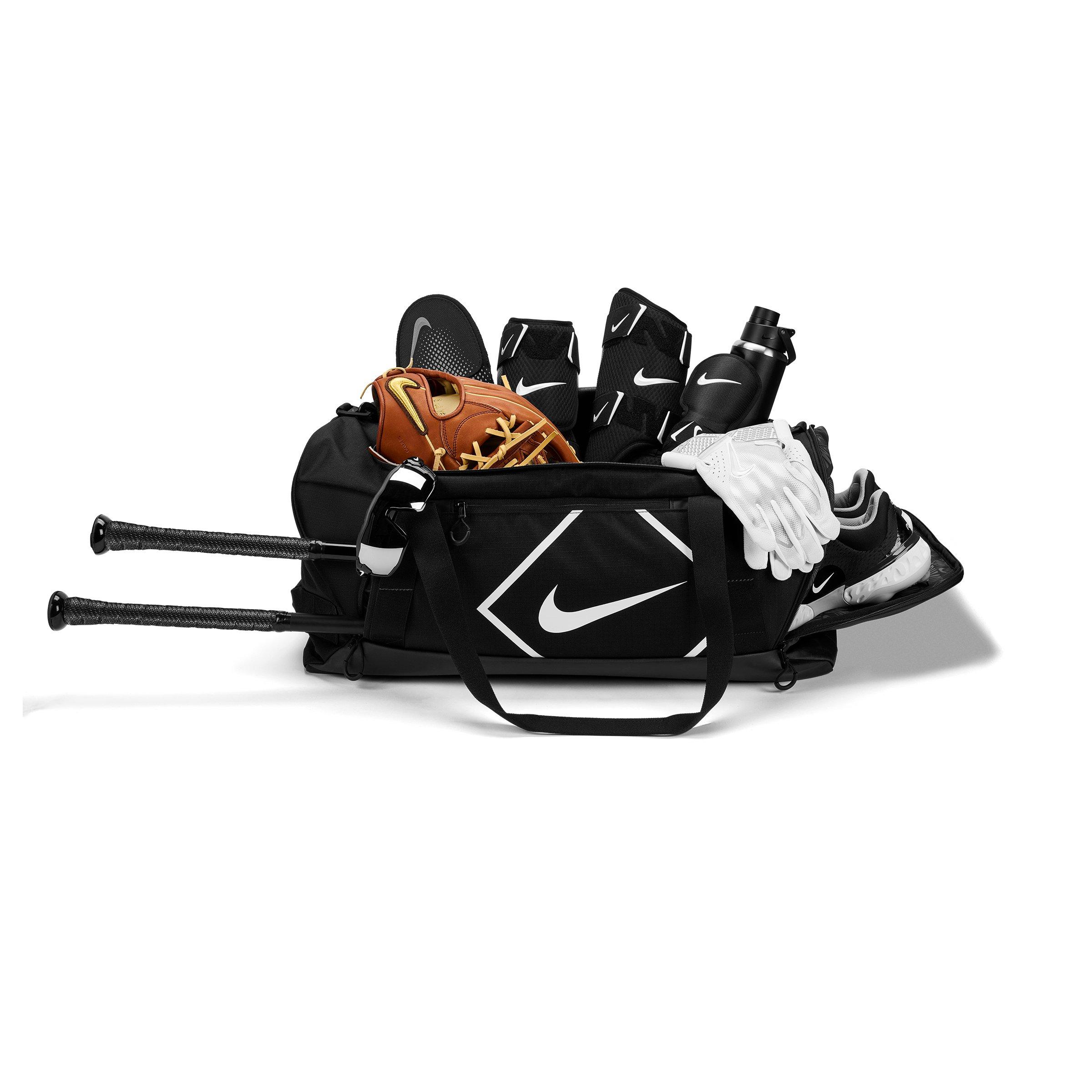 Blk/Blk/Wht - Nike - Diamond Baseball Duffel Bag - 4