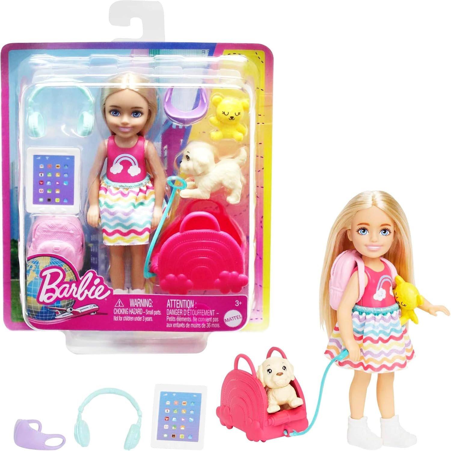 Acc Travel Set - Barbie - Barbie Chelsea Doll and Accessories Travel Set - 2