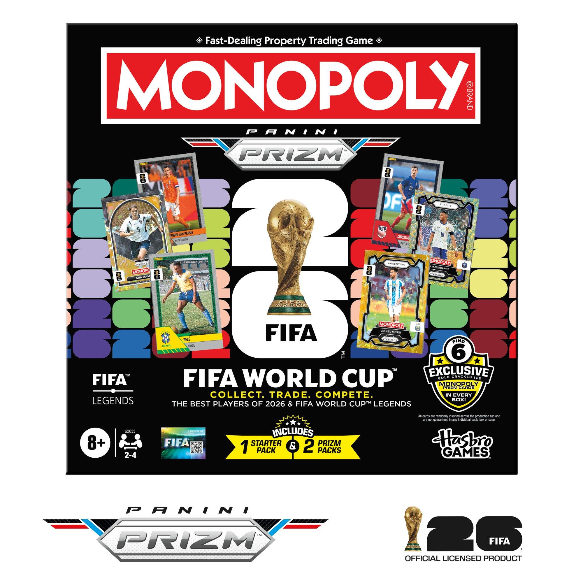 Monopoly  Panini Prizm: Fifa World Cup Board Game - 