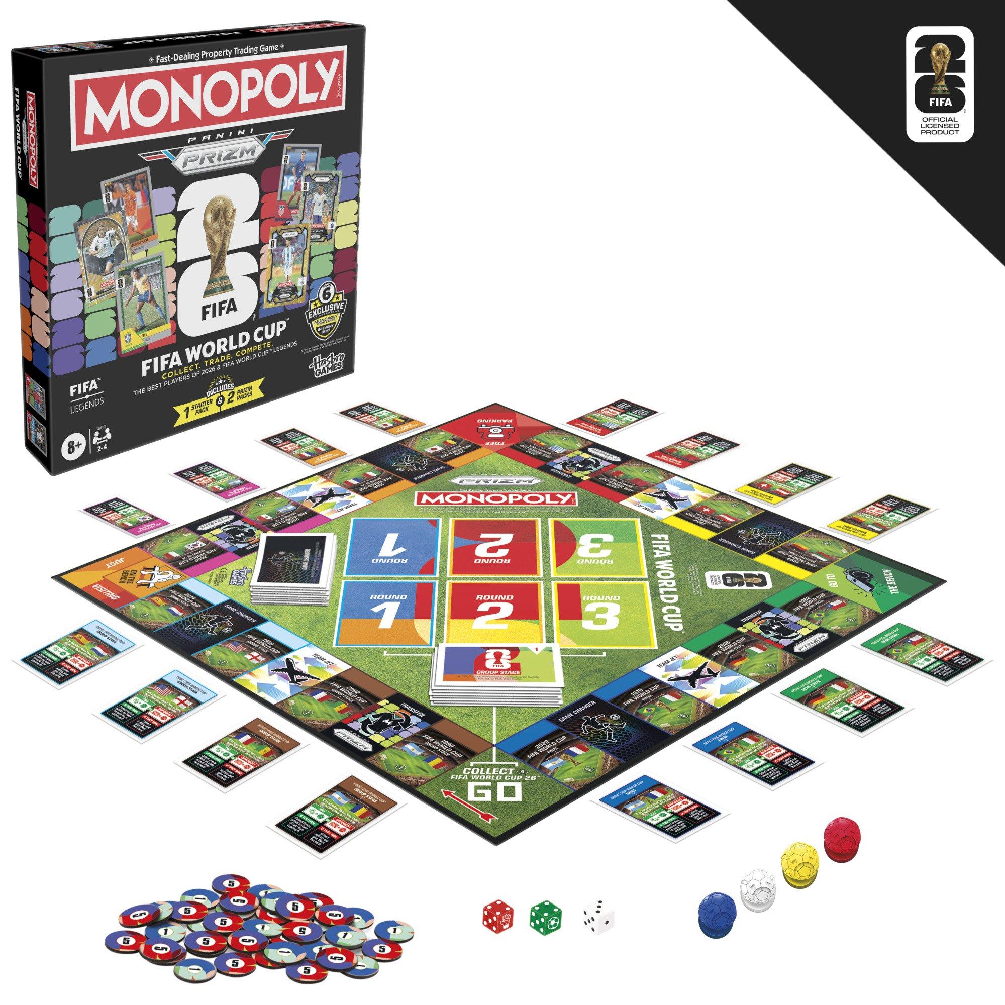 Meerkleurig - Monopoly - Monopoly Panini Prizm: FIFA World Cup Board Game - 2
