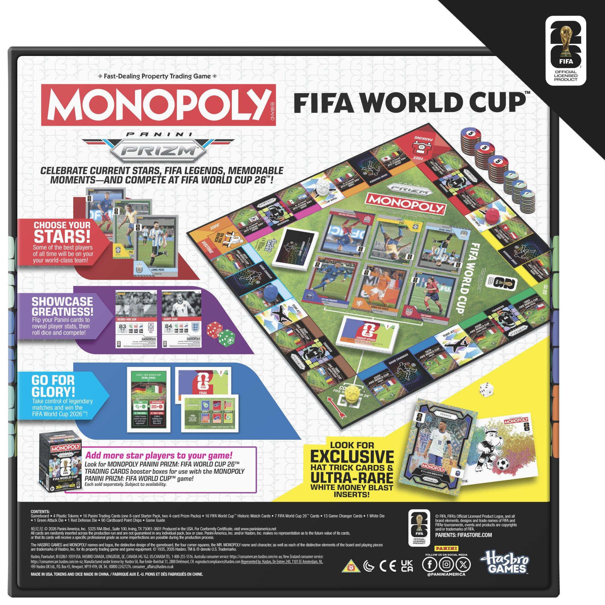 Meerkleurig - Monopoly - Monopoly Panini Prizm: FIFA World Cup Board Game - 5