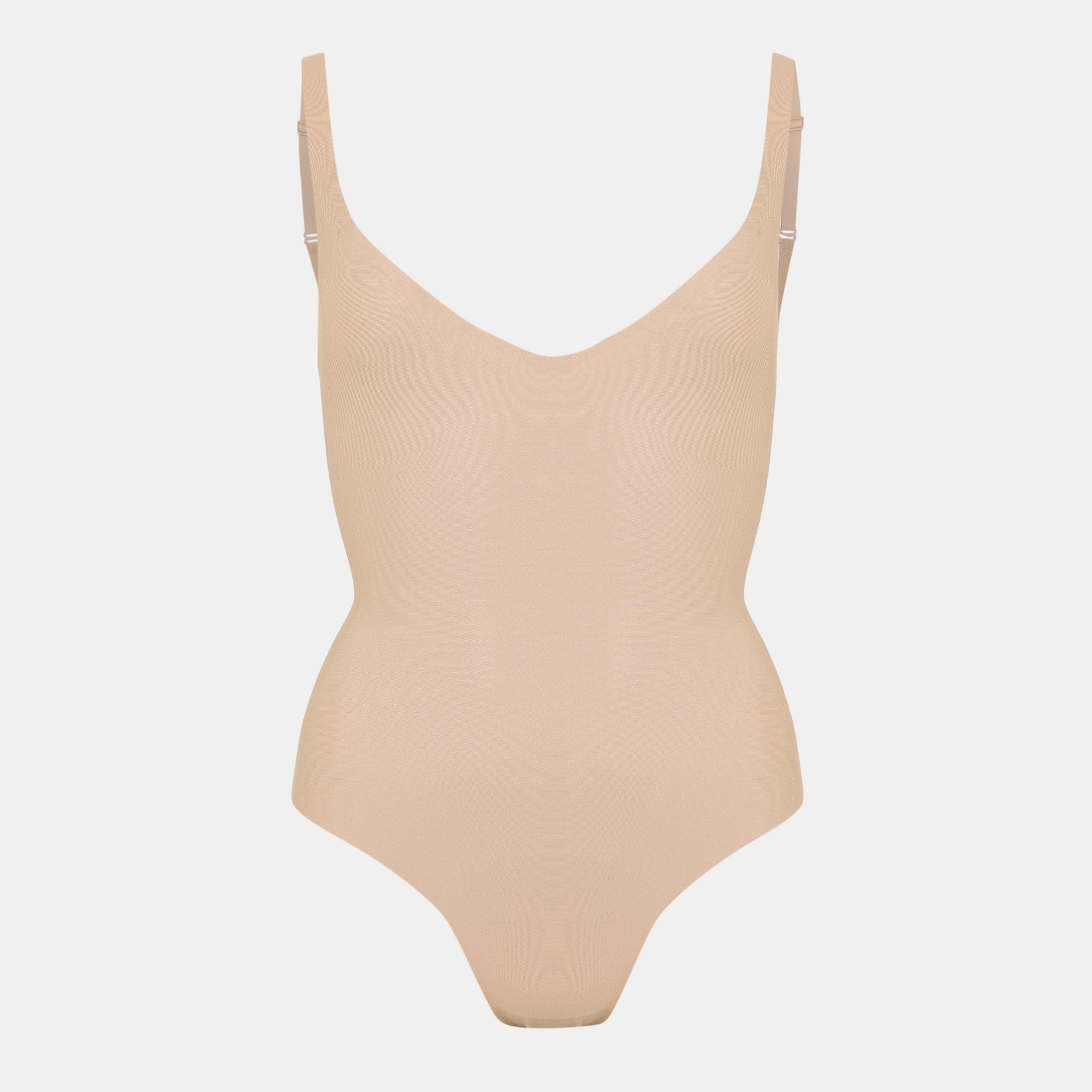 Clay - SKIMS - Womens SKIMS Body Plunge Bodysuit - 1