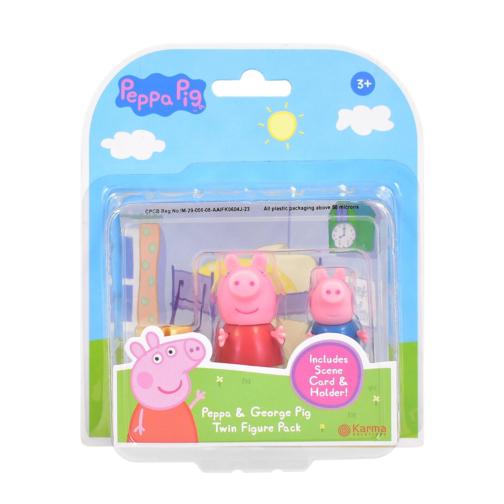 Peppa & George - Peppa Pig - PP Twin Fig Pack Jn99