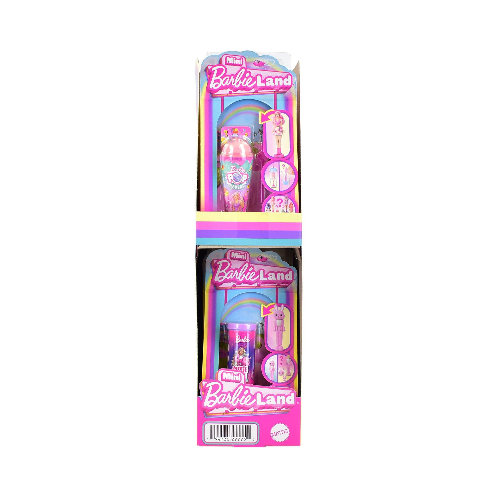 Barbie  Kids Mini Barbieland Reveal Dolls One 1.5-Inch Doll Different Surprise Reveals - 