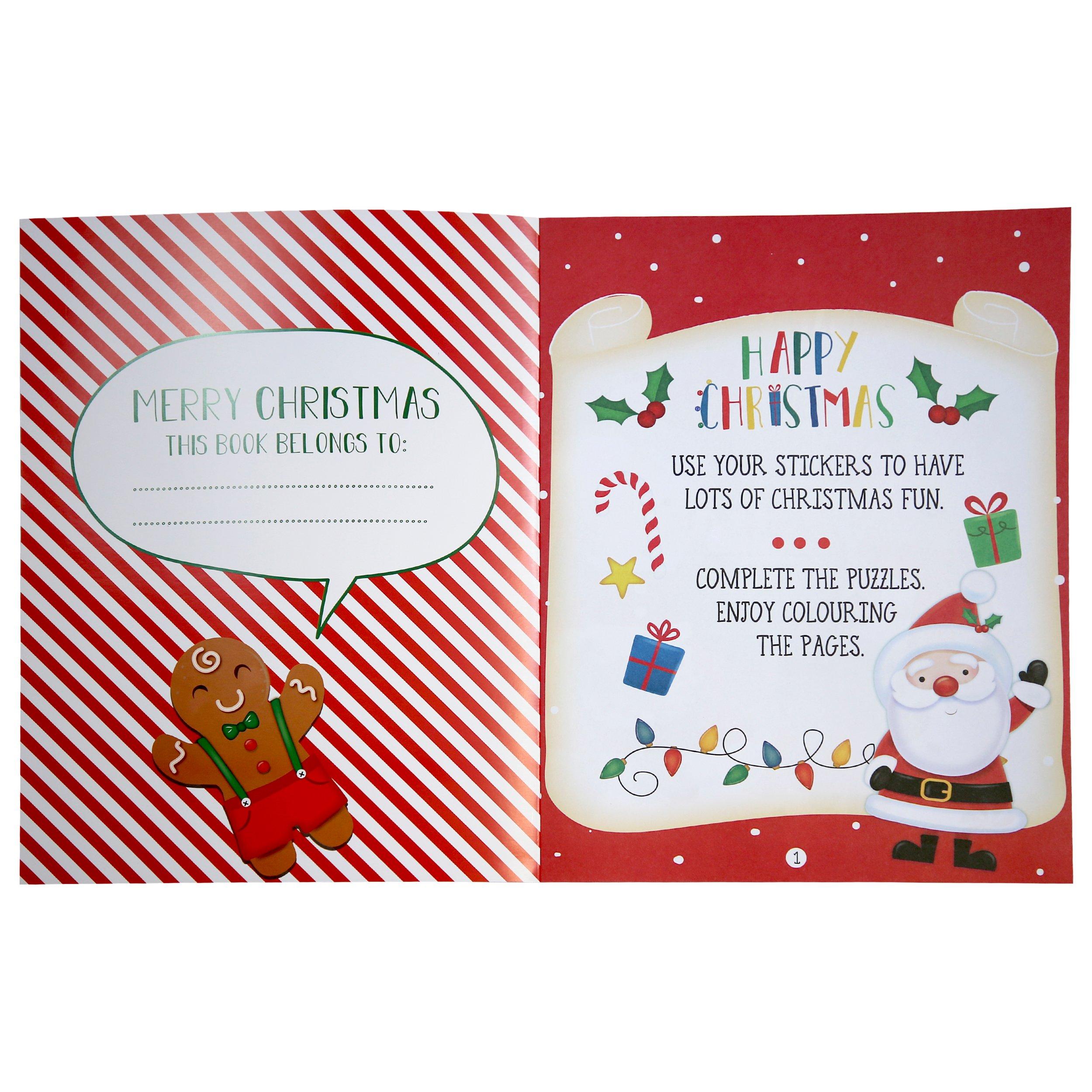 Xmas - The Spirit Of Christmas - Adults Christmas Activity Book Novelty Gift