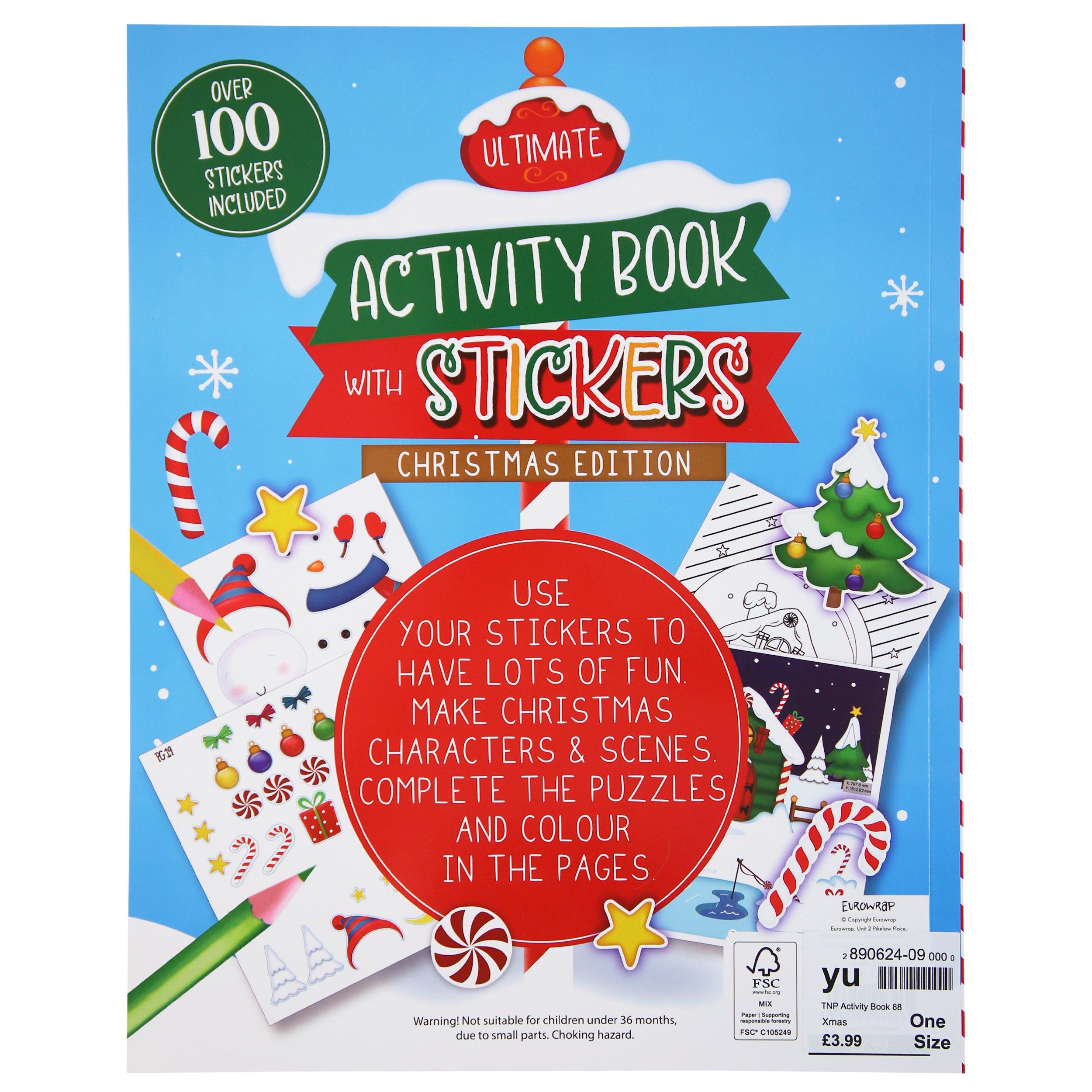 Xmas - North Pole - Adults Christmas Activity Book Novelty Gift - 2