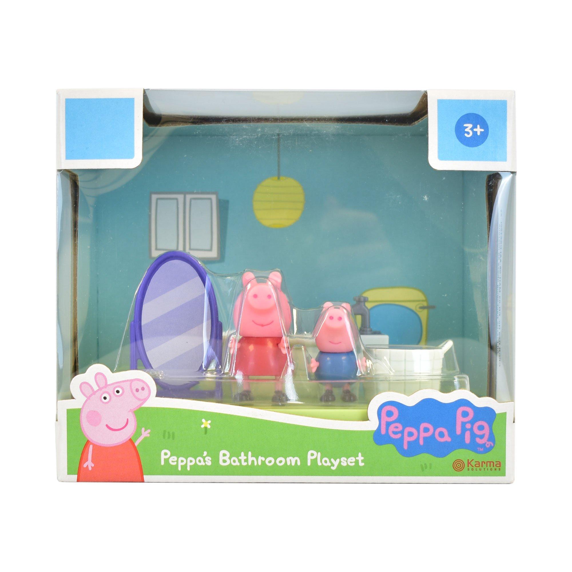 Peppa Pig PP Playset Bathroom Jn99