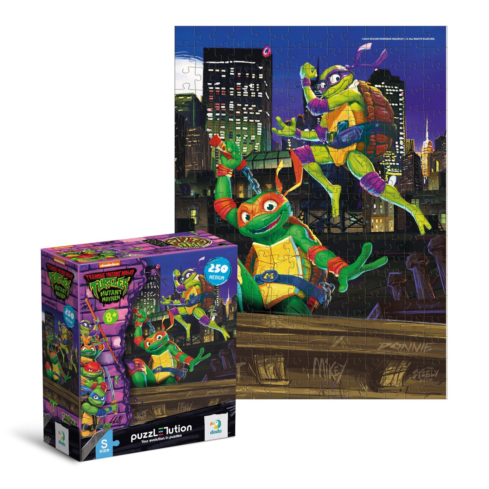 Donatello Mich - DODO - Teenage Mutant Ninja Turtles Small Donatello and Michelangelo Medium Jigsaw Puzzle - 250 Pieces - 1