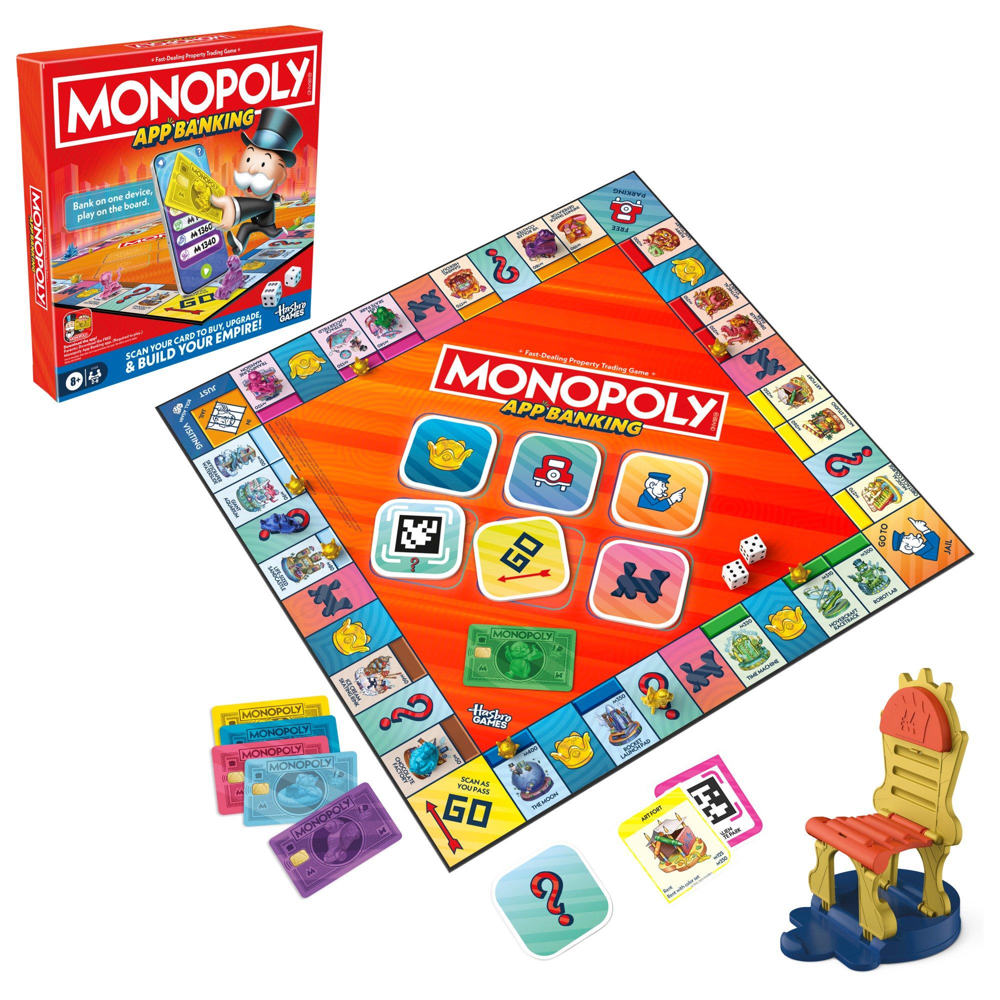 Mehrfarbig - Monopoly - App Banking Board Game - 2
