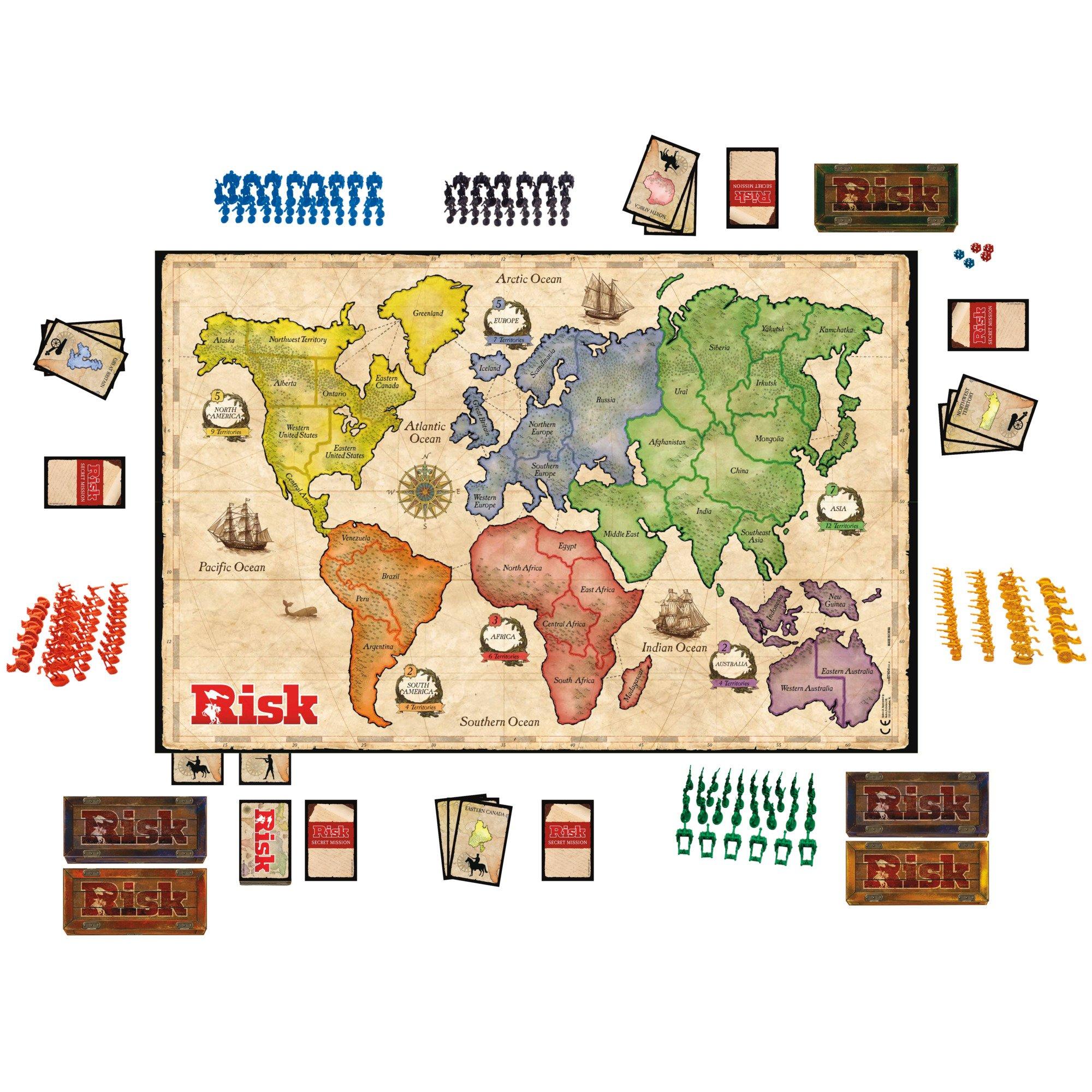 Multi - Hasbro - Risk - 3