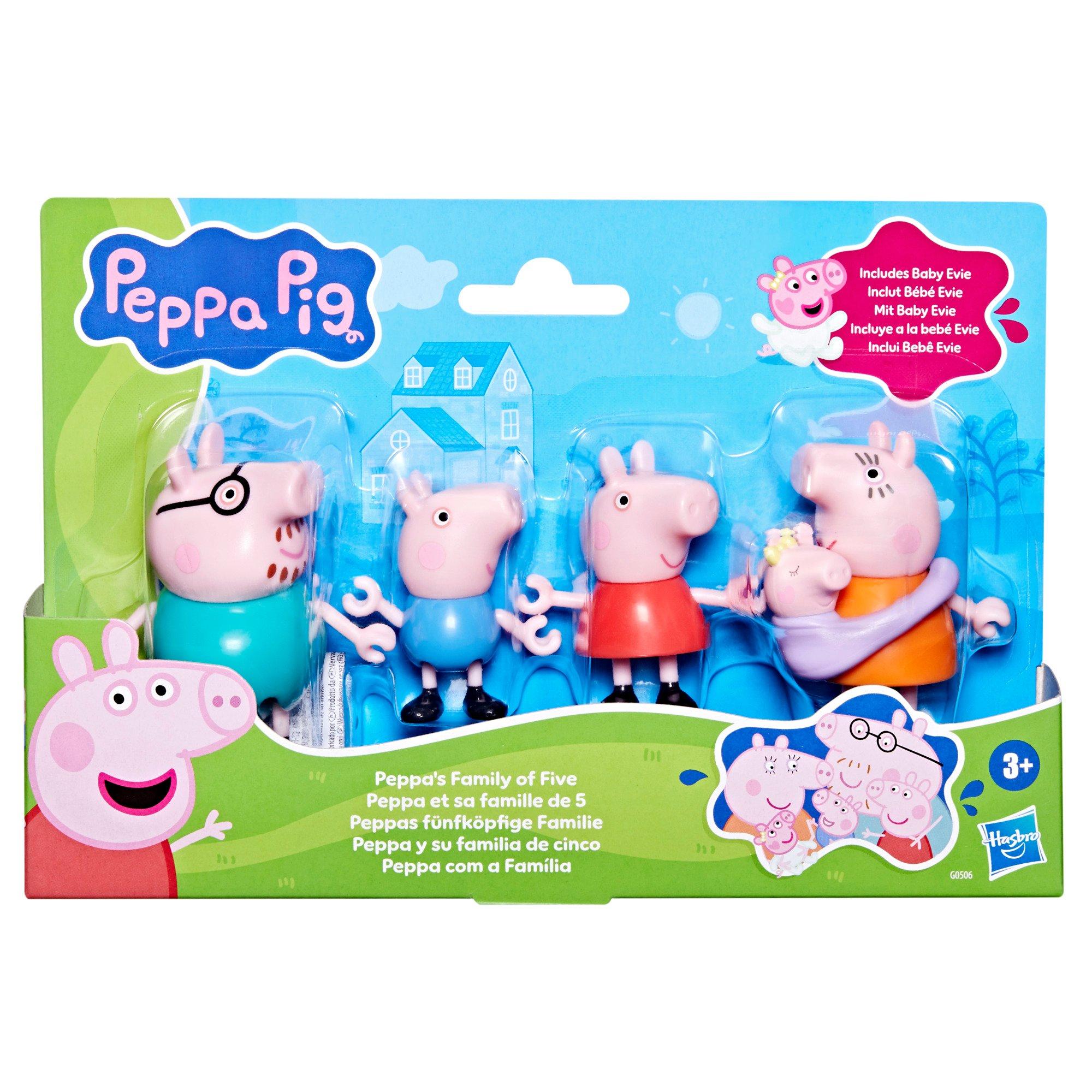 Asst - Peppa Pig - Peppas Family of Five Figure Set - 1