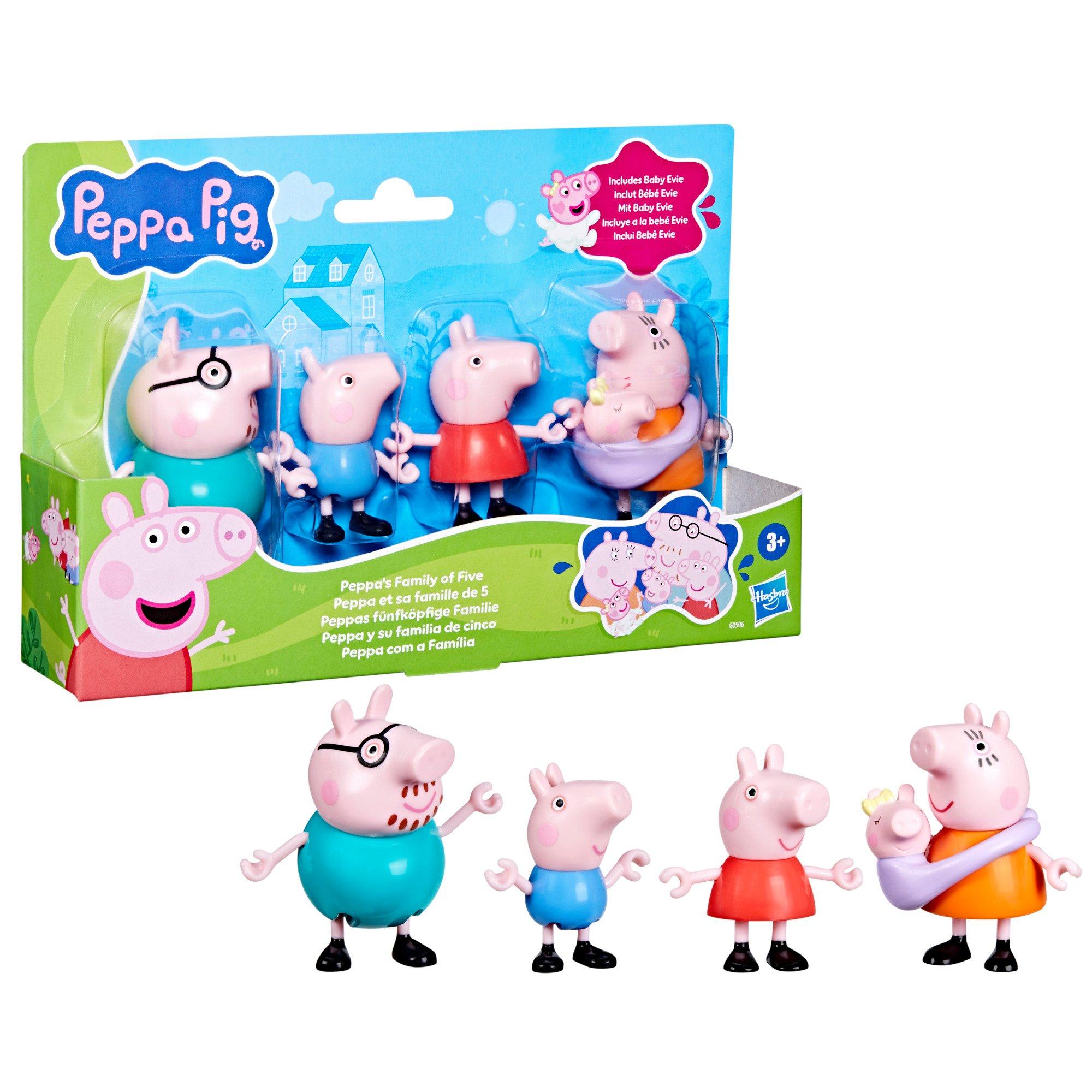 Asst - Peppa Pig - Pig Peppas Family of Five Figure Set - 2