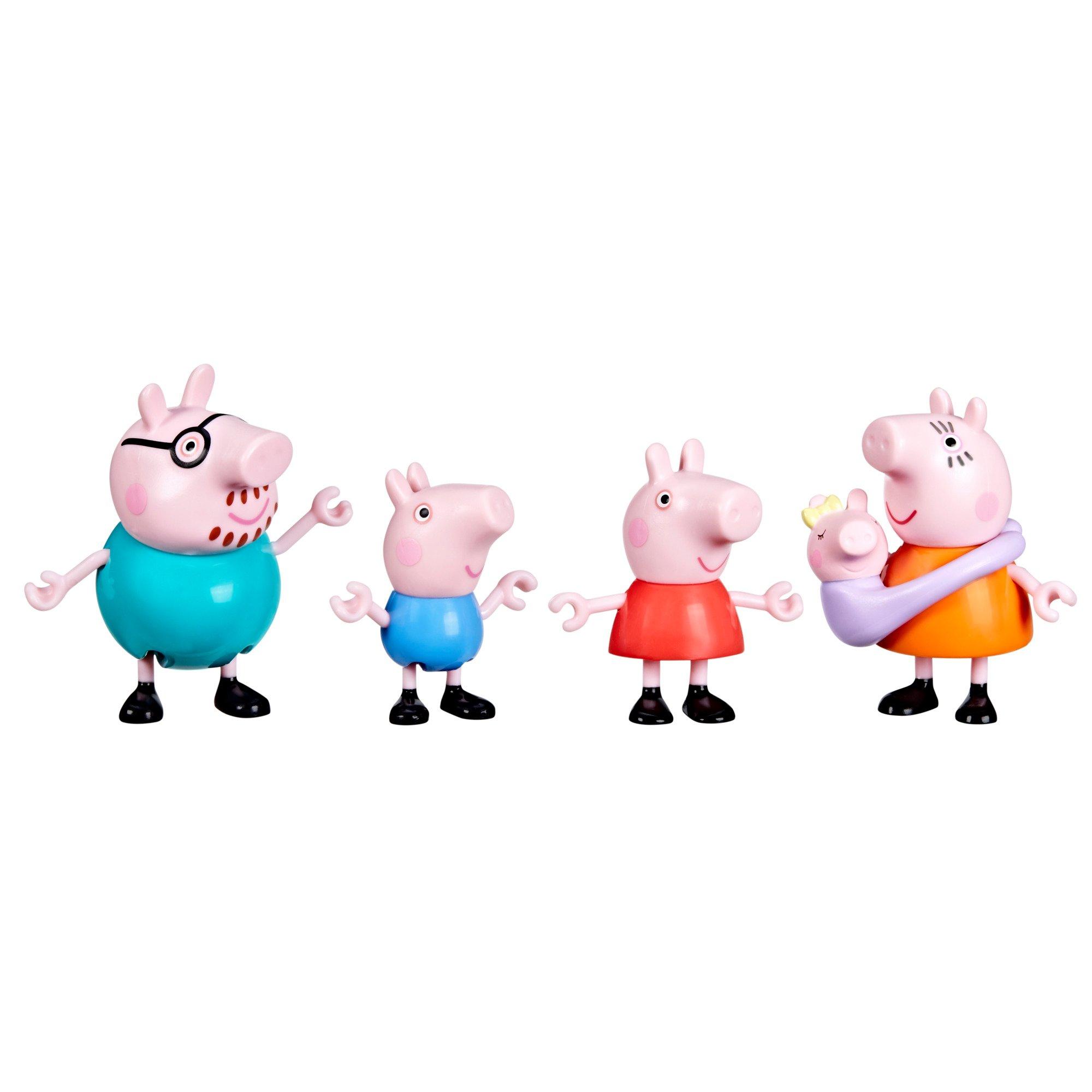 Asst - Peppa Pig - Pig Peppas Family of Five Figure Set - 3