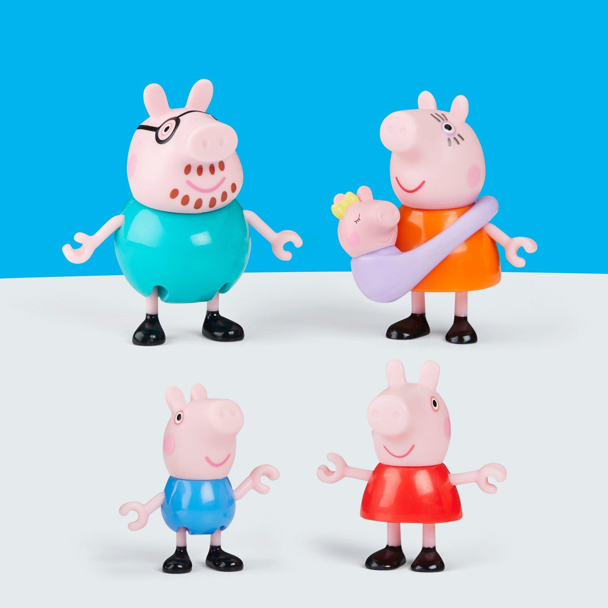 Asst - Peppa Pig - Pig Peppas Family of Five Figure Set - 4
