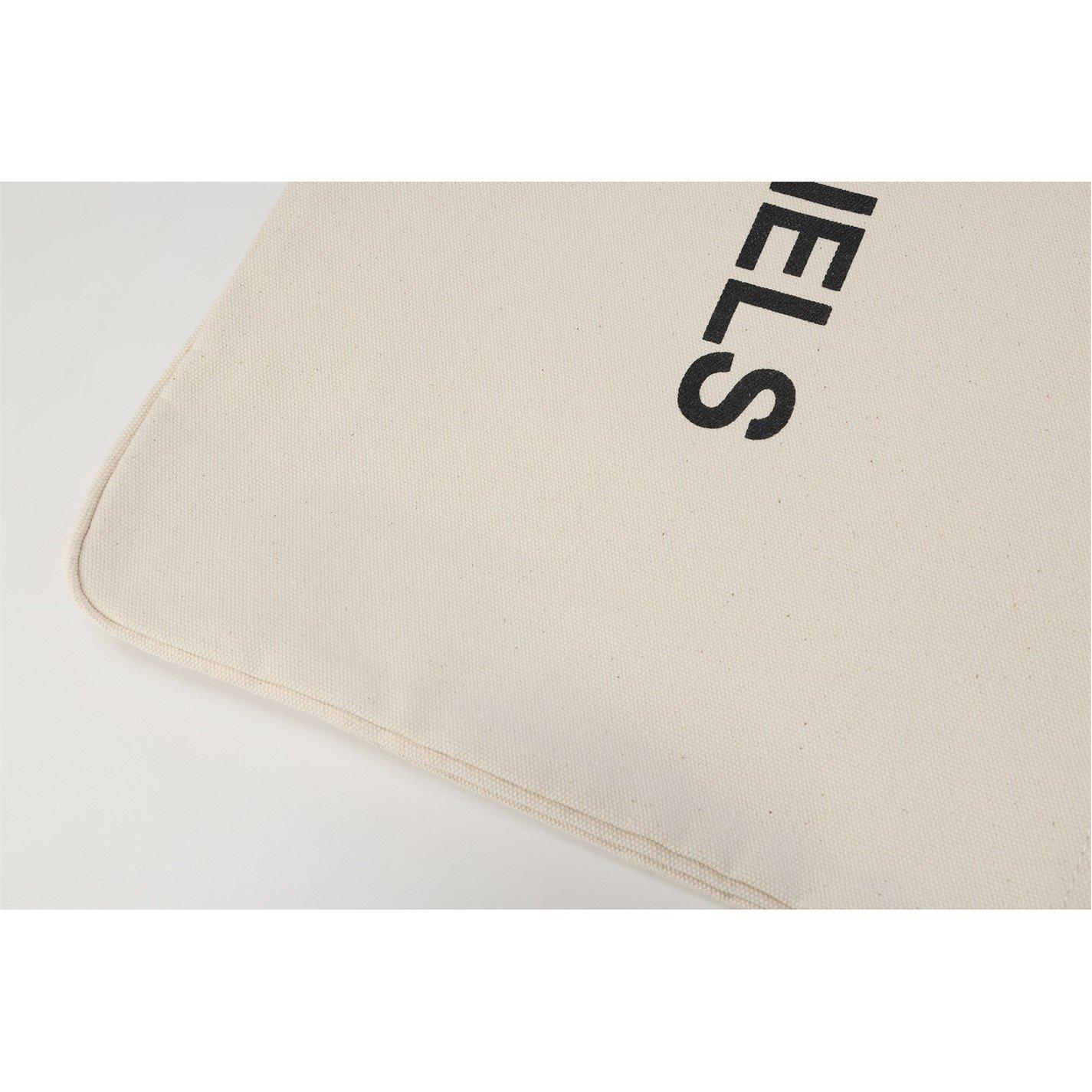 White - Flannels - Canvas Logo Tote Bag - 9