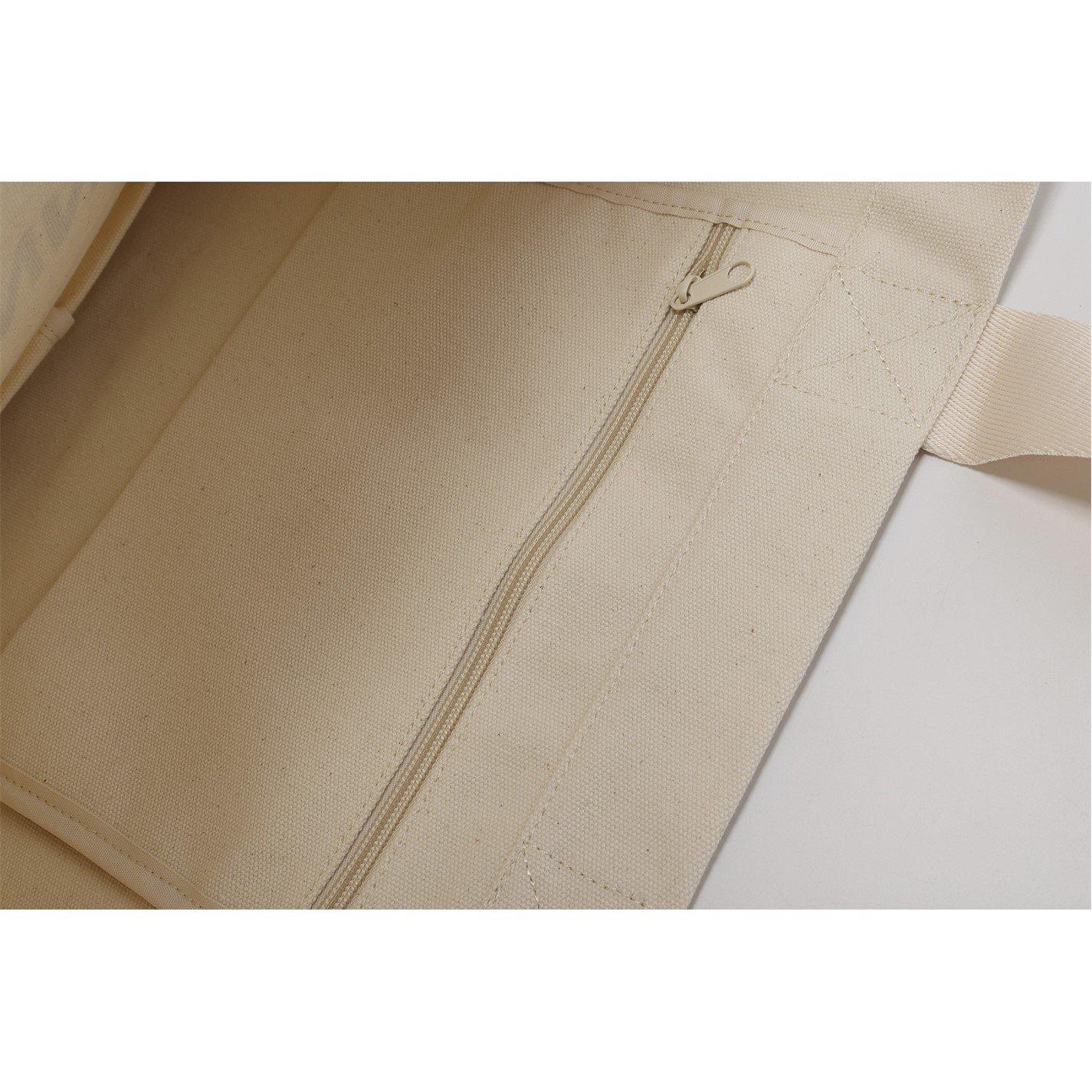 White - Flannels - Canvas Logo Tote Bag - 10