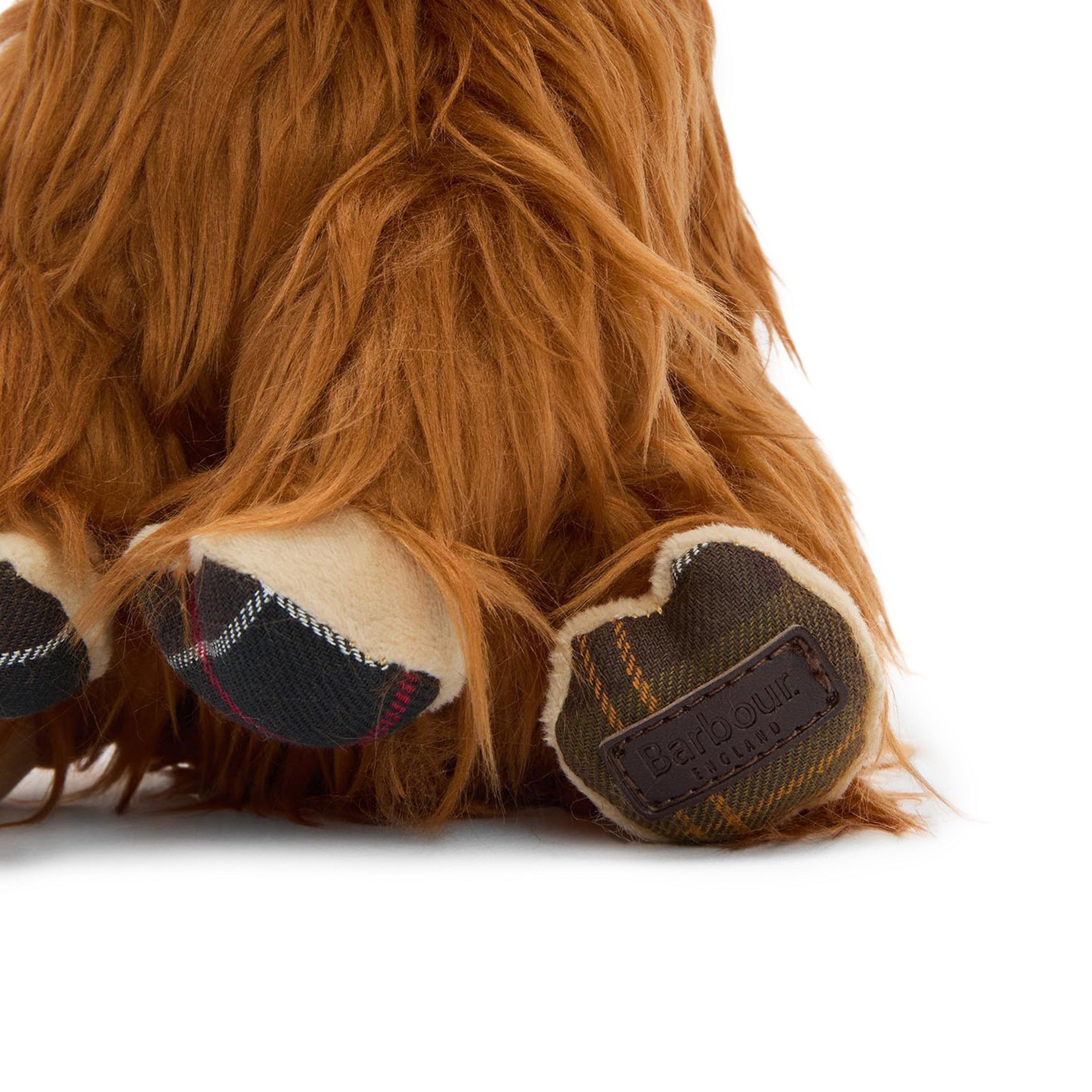 Brown/Classic - Barbour - Highland Cow Dog Toy - 5