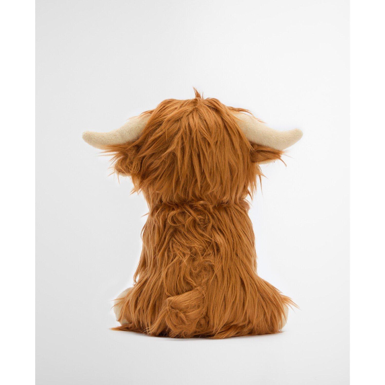 Brown/Classic - Barbour - Highland Cow Dog Toy - 3