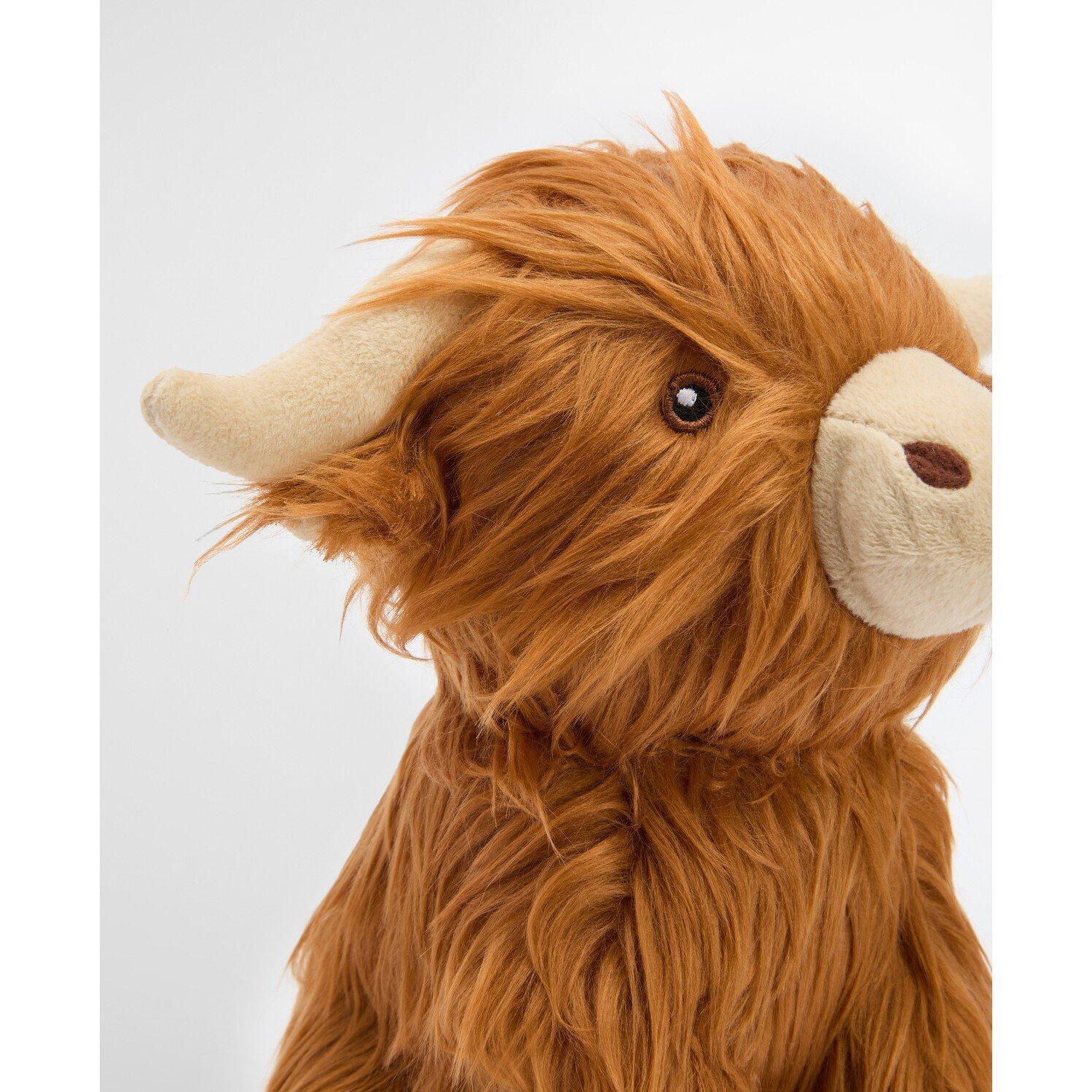 Brown/Classic - Barbour - Highland Cow Dog Toy - 5