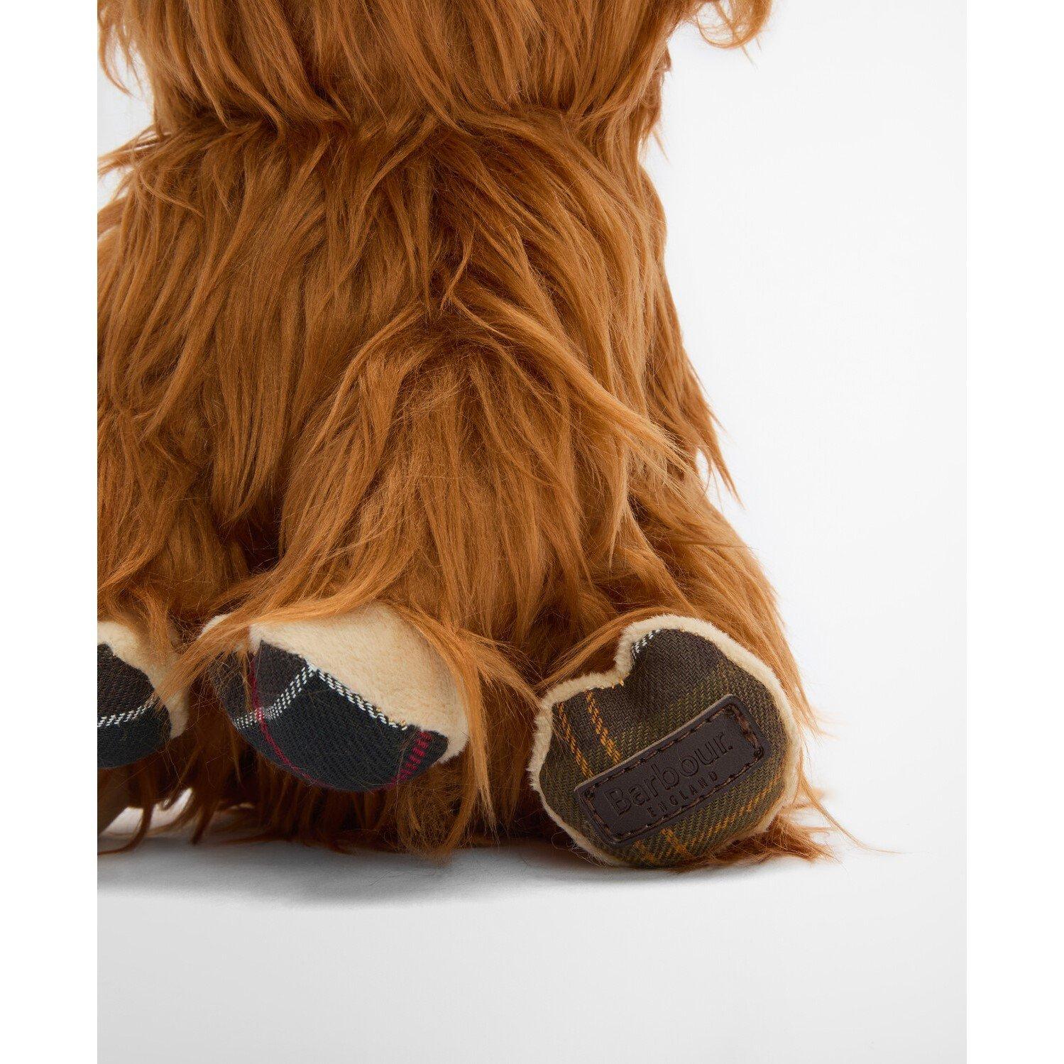 Brown/Classic - Barbour - Highland Cow Dog Toy - 6
