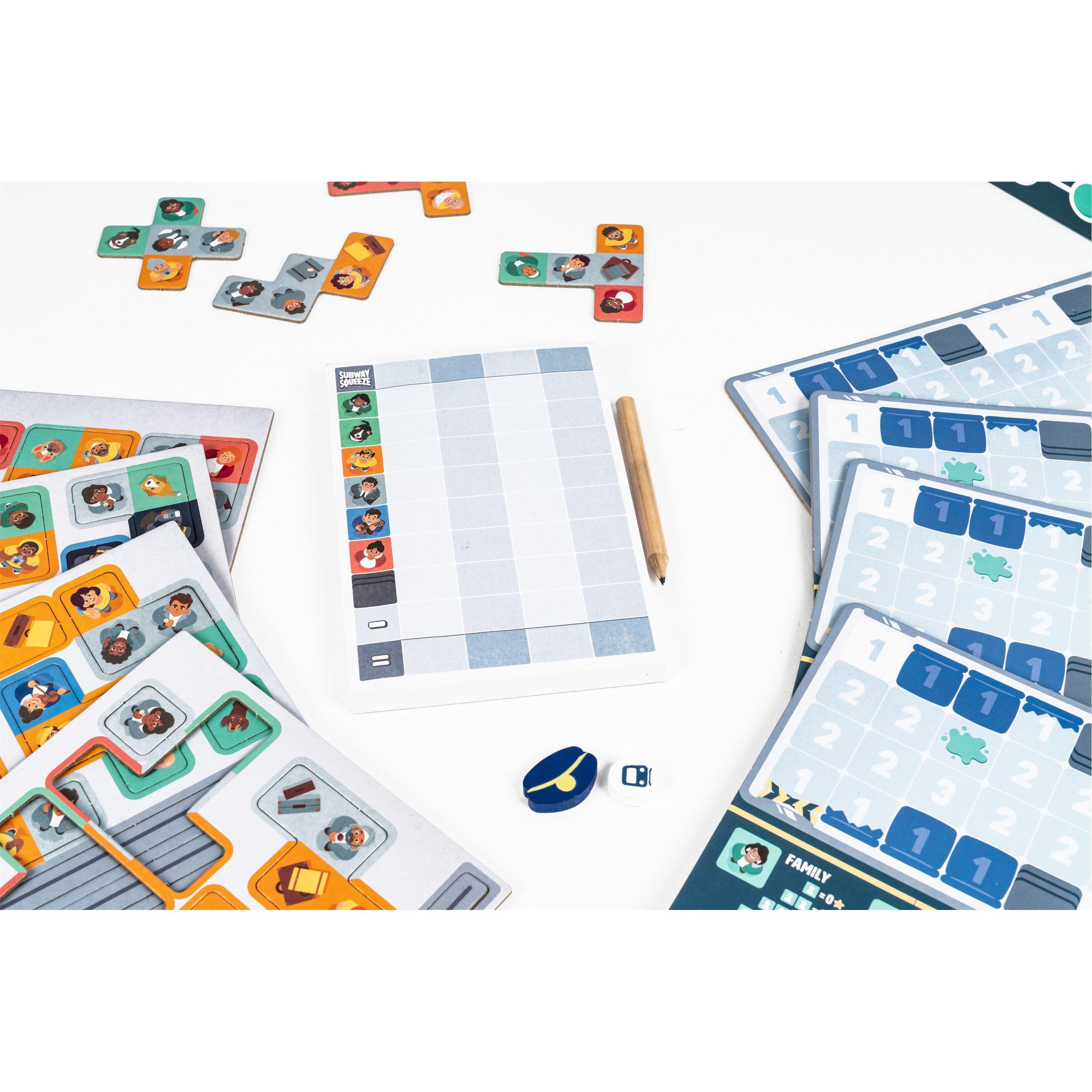 Multi - Professor Puzzle - Subway Squeeze Board Game - 5