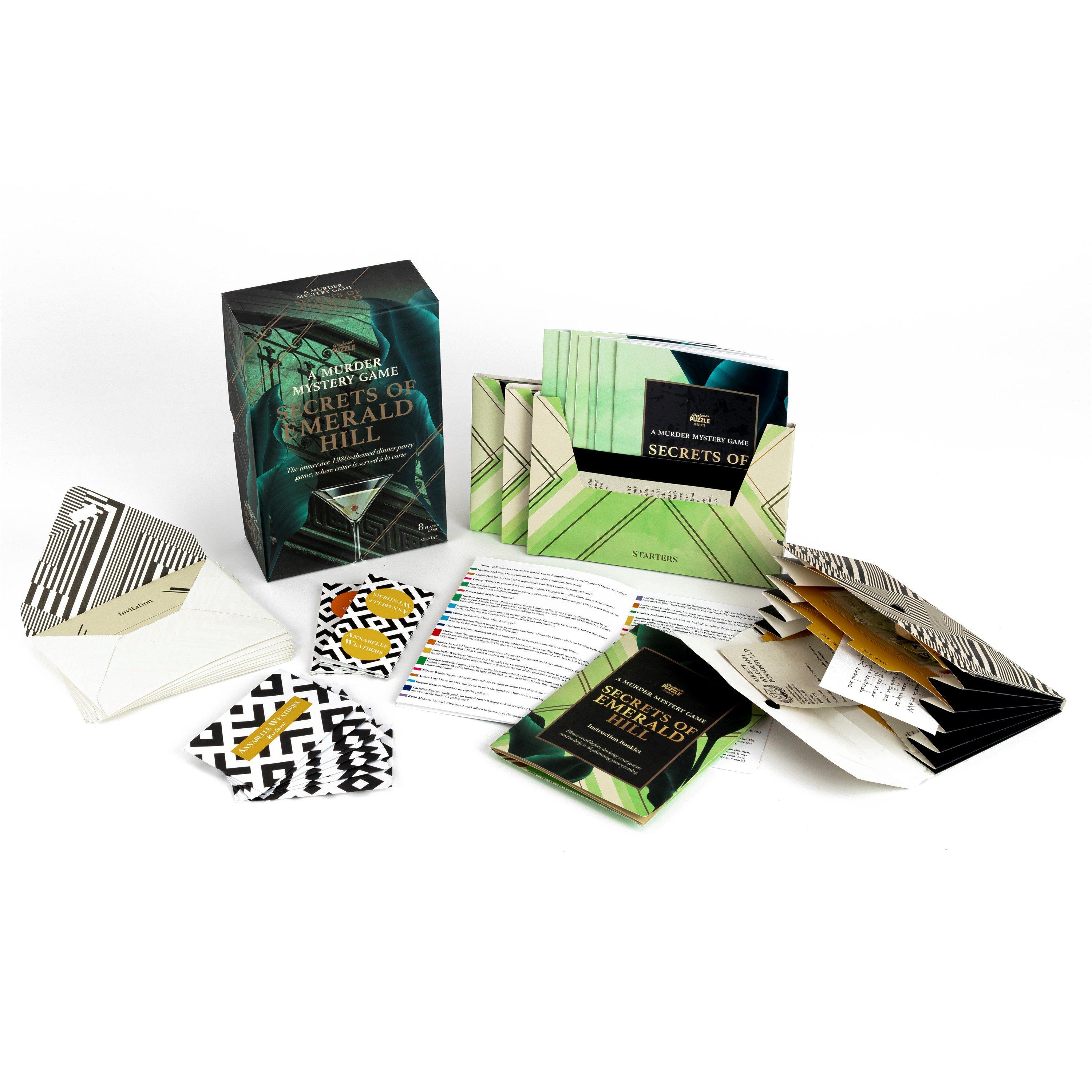Multi - Professor Puzzle - Emerald Murder Mystery Board Games - 3